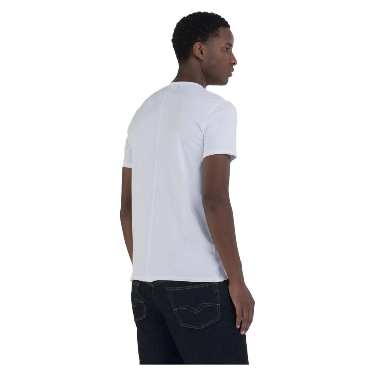 REPLAY T-SHIRT GIROCOLLO COTONE - seconda immagine