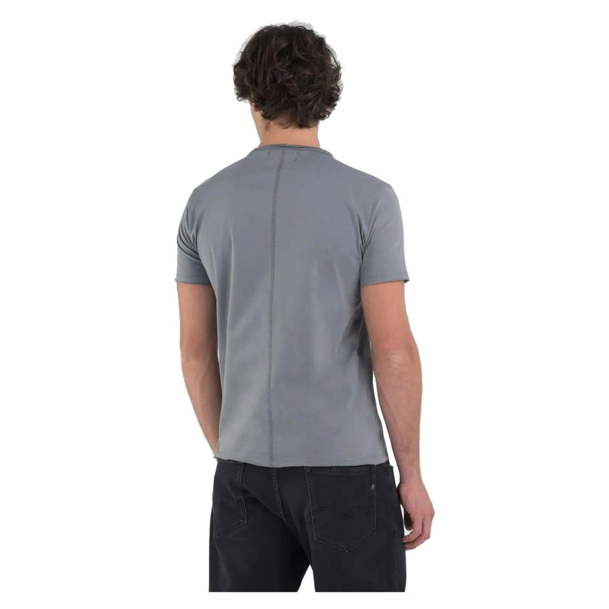 REPLAY T-SHIRT GIROCOLLO COTONE - seconda immagine