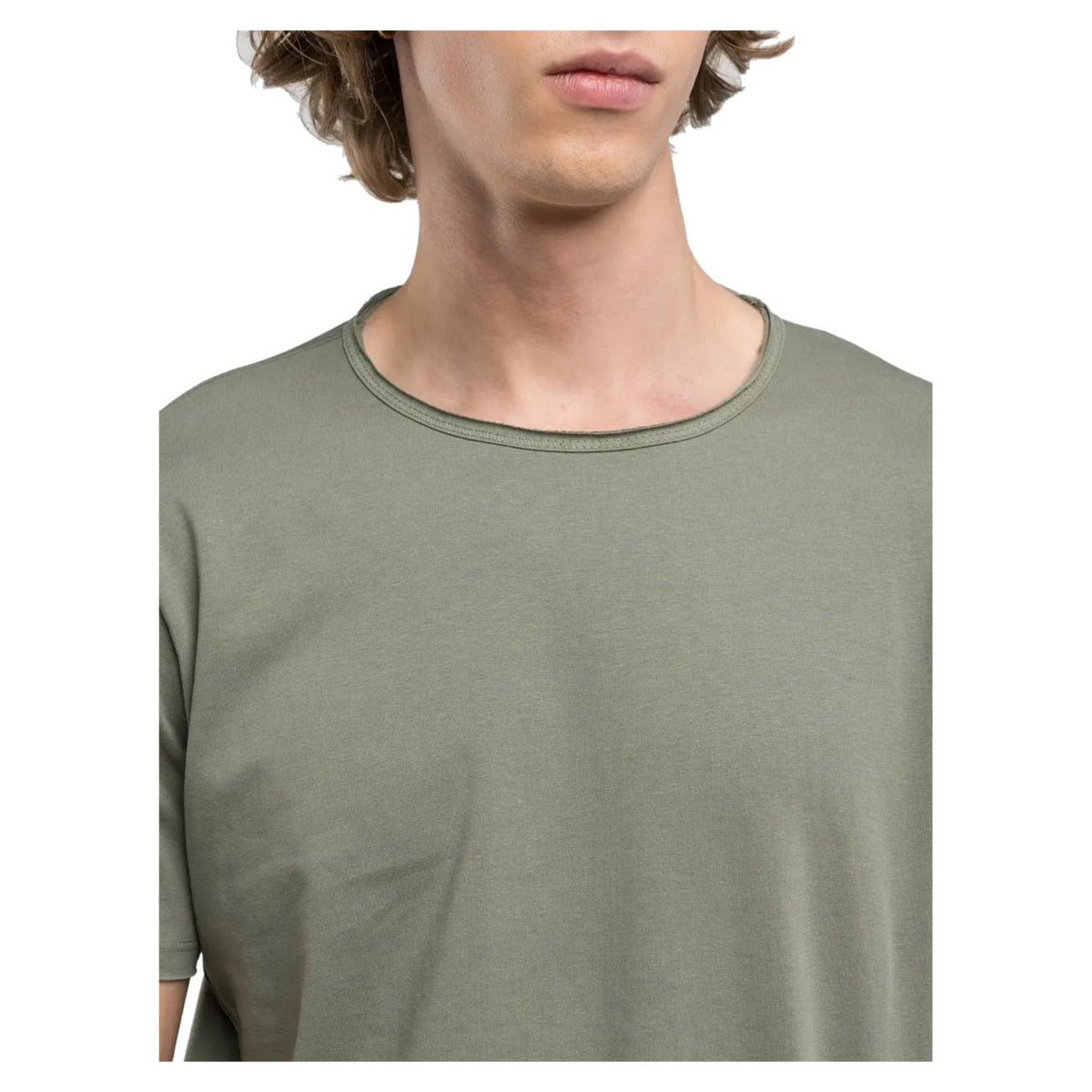 REPLAY T-SHIRT GIROCOLLO COTONE - seconda immagine
