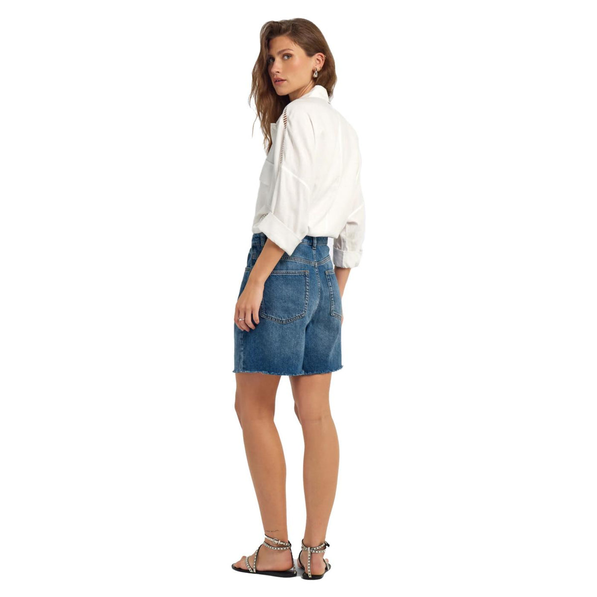 GAS SHORTS W LUCY DENIM - seconda immagine