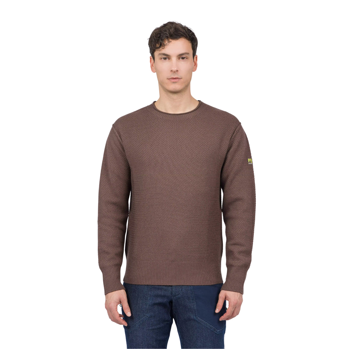 KARPOS ERMELLINO CREW SWEATER - Marrone scuro - immagine principale