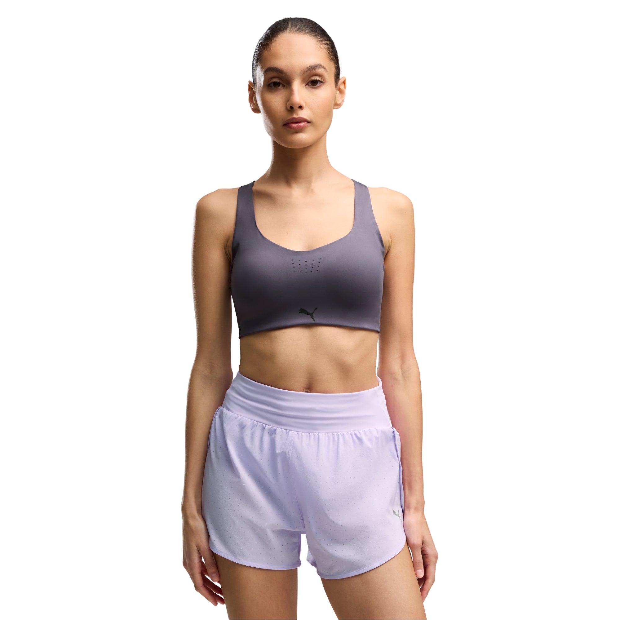 PUMA POWERMODE BRA HIGH SUPP - Grigio scuro - immagine principale