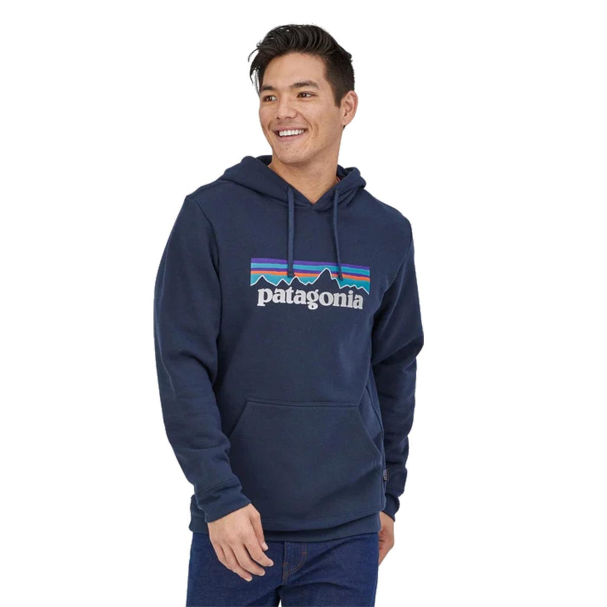 PATAGONIA P-6 LOGO UPRISAL HOODY - Blu - vista 2