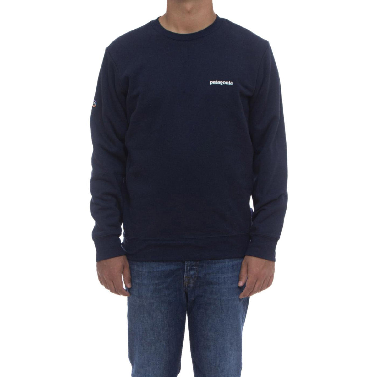 PATAGONIA FITZ ROY UPRISAL CREW - Blu - vista 2