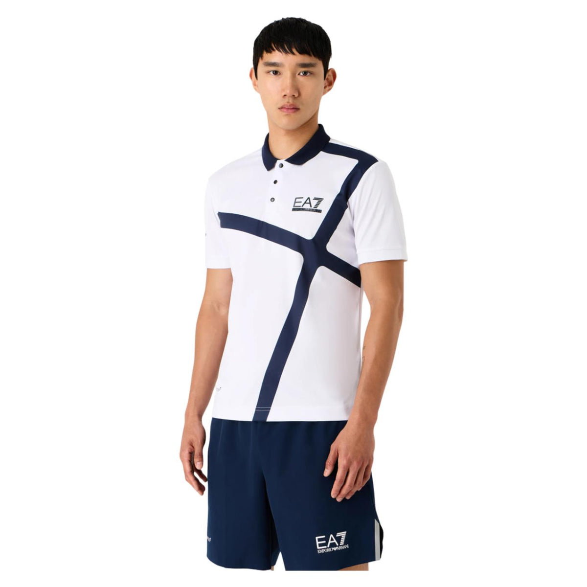 EMPORIO ARMANI 7 EA7 TENNIS PRO M POLO GRAPHIC - seconda immagine