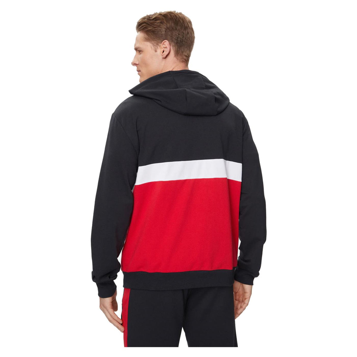 EMPORIO ARMANI 7 EA7 TRAIN SUMMER BLOCK HOODIE