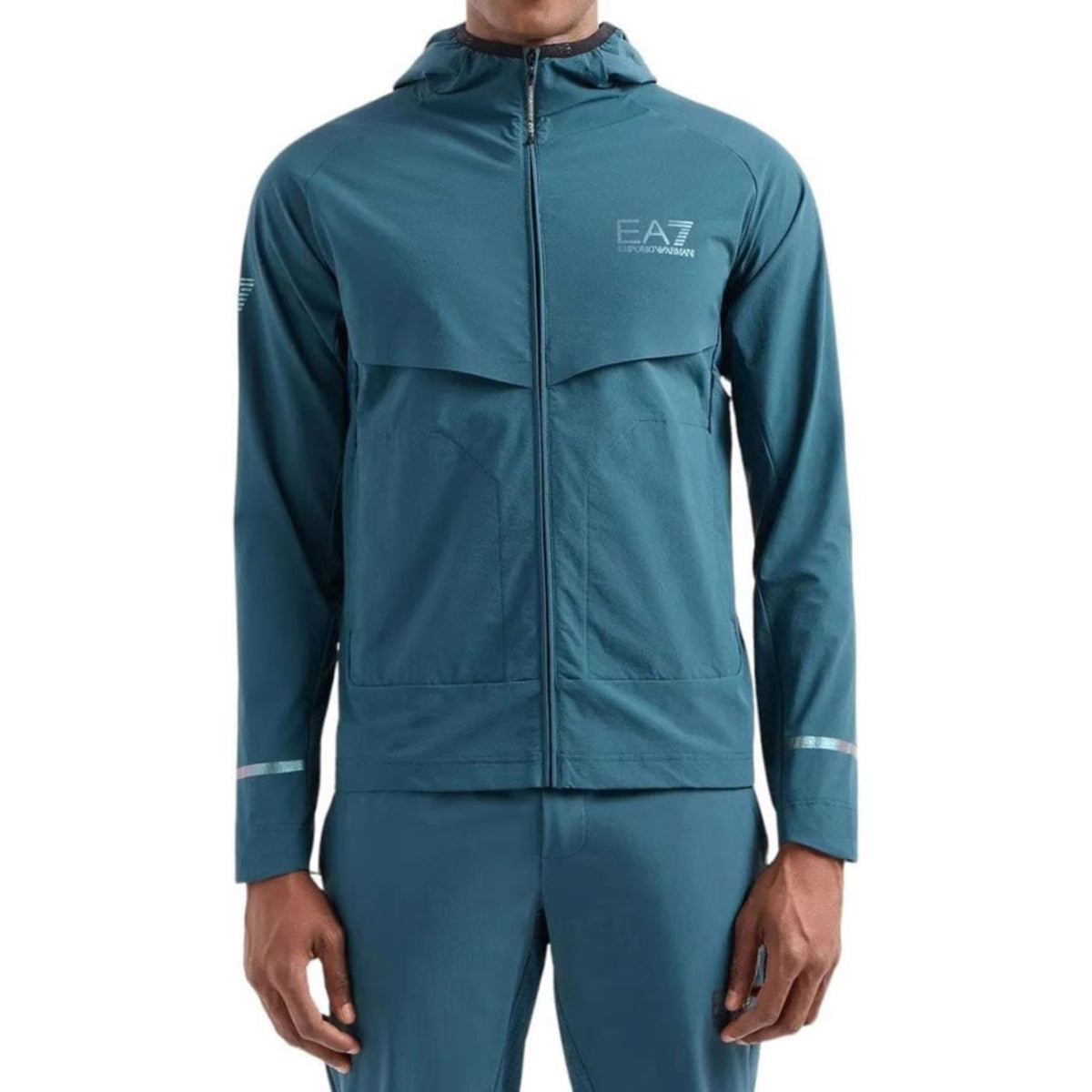 EMPORIO ARMANI 7 EA7 VENTUS7 M HOODIE FULL ZIP