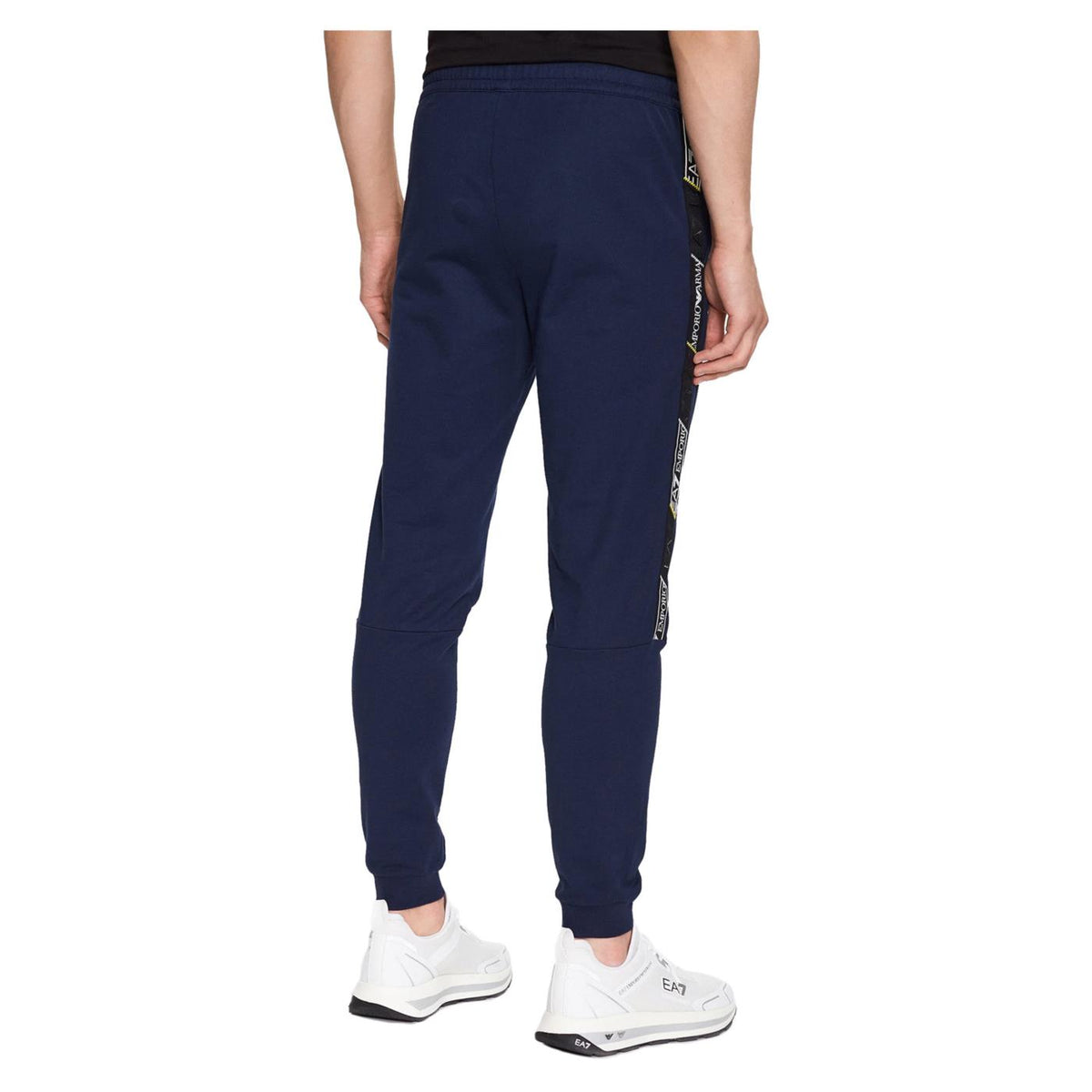 EMPORIO ARMANI 7 EA7 TRAIN LOGO PANTS - seconda immagine