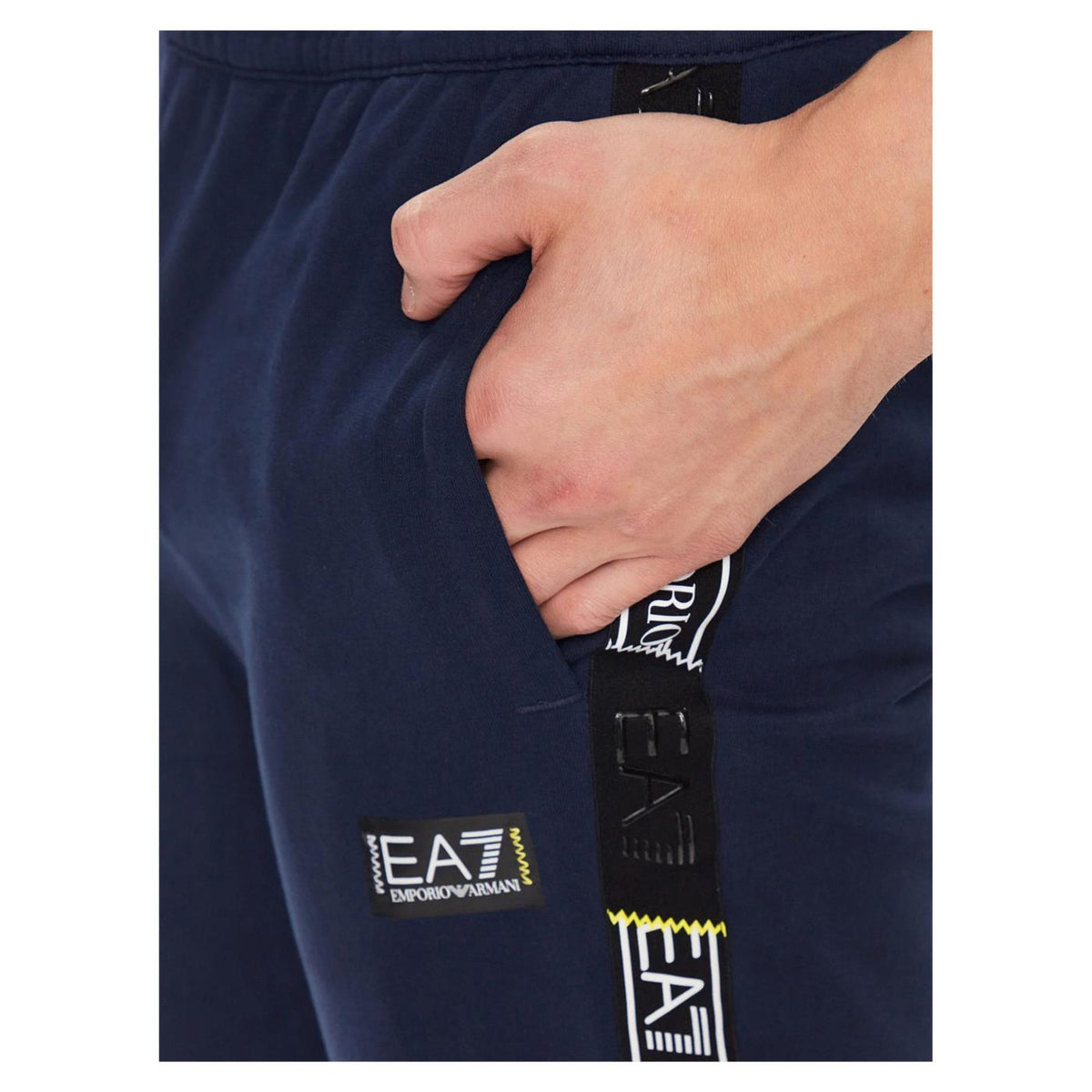 EMPORIO ARMANI 7 EA7 TRAIN LOGO PANTS