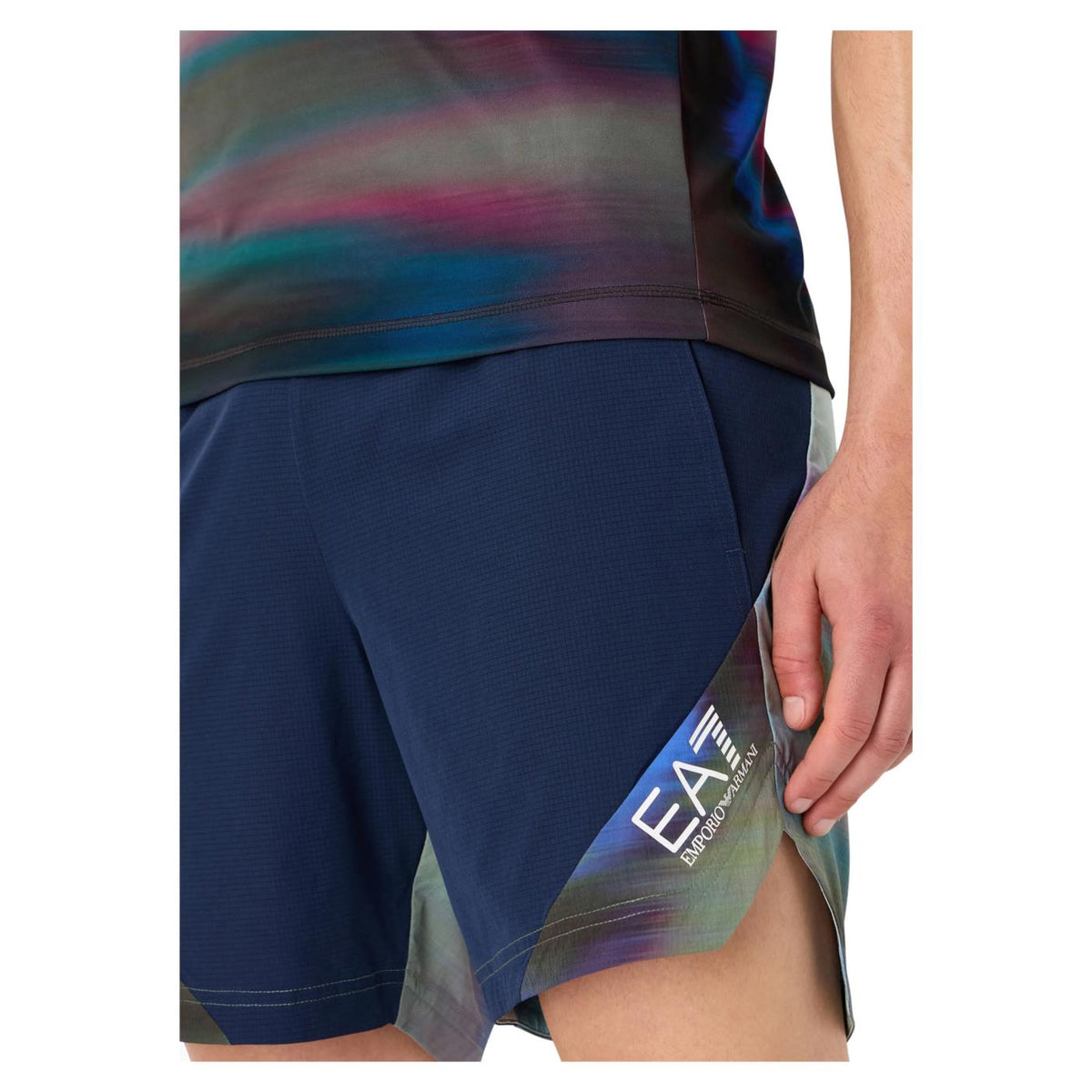 EMPORIO ARMANI 7 EA7 TENNIS PRO GRAPHIC SHORTS - seconda immagine