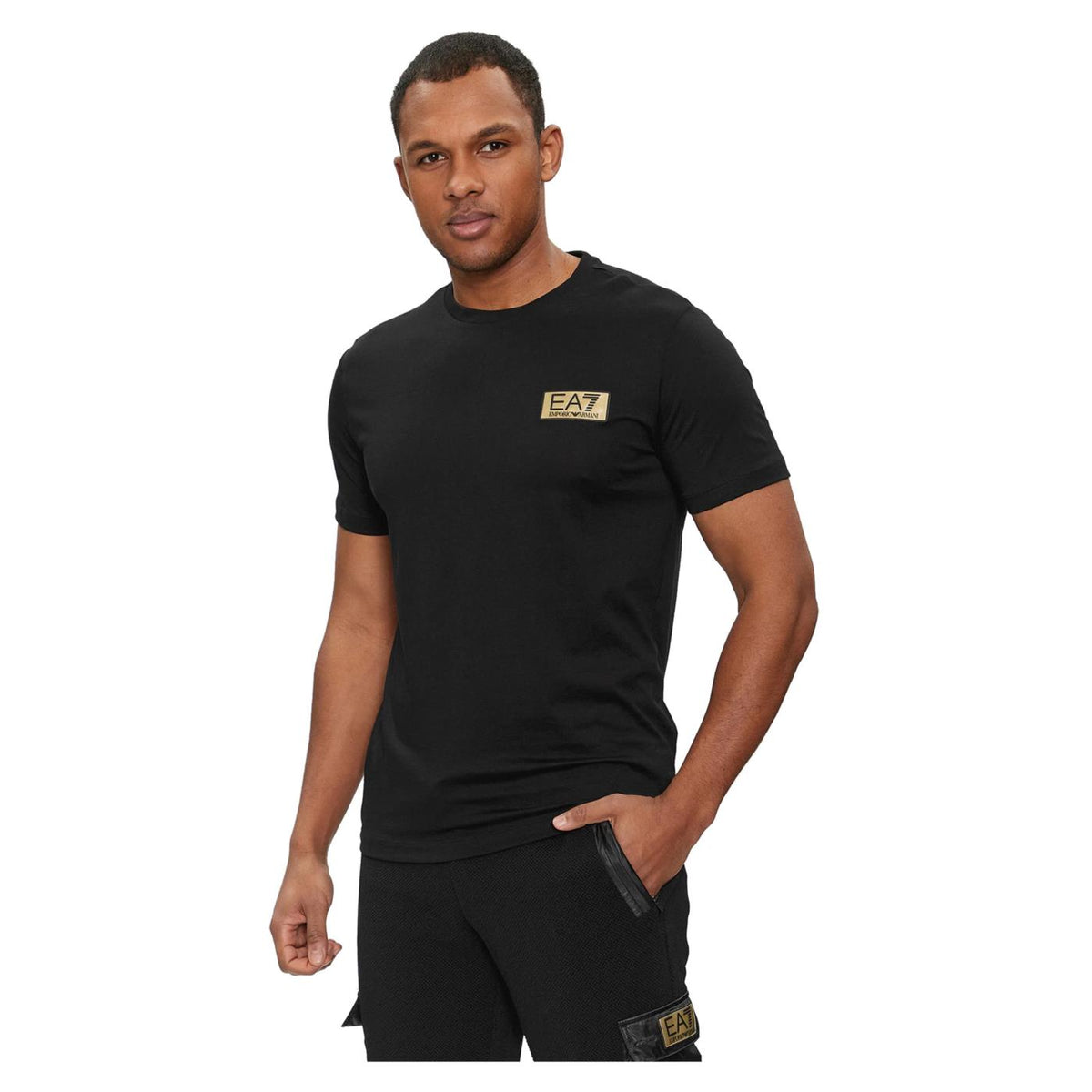 EMPORIO ARMANI 7 EA7 TRAIN GOLD LABEL SS TEE - seconda immagine