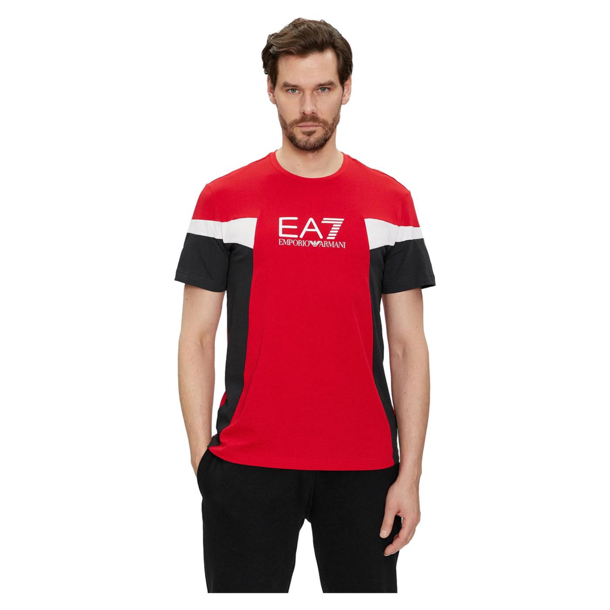 EMPORIO ARMANI 7 EA7 TRAIN SUMMER BLOCK TEE SS - seconda immagine