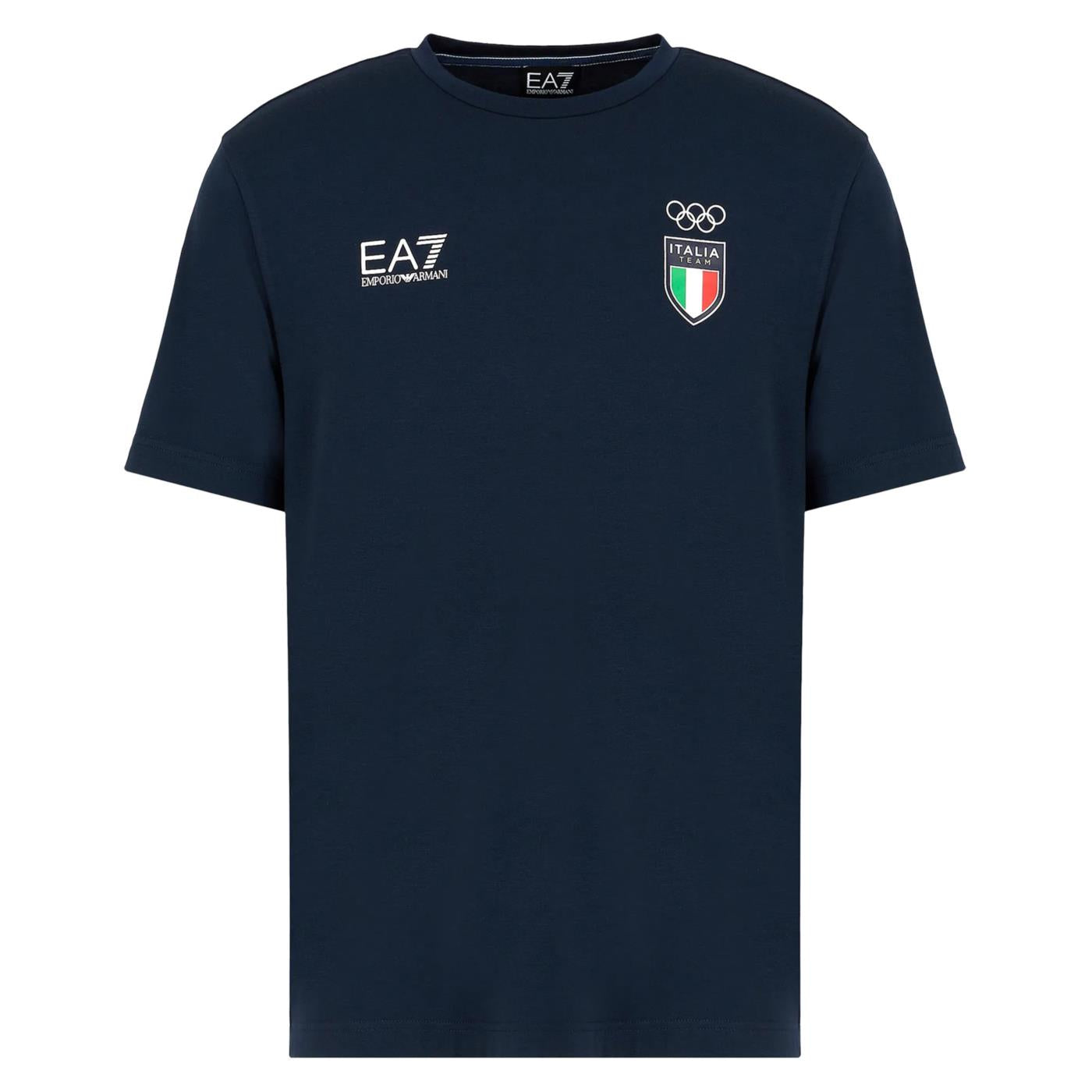 EMPORIO ARMANI 7 EA7 ITALIA OLYMPIC TEAM TEE