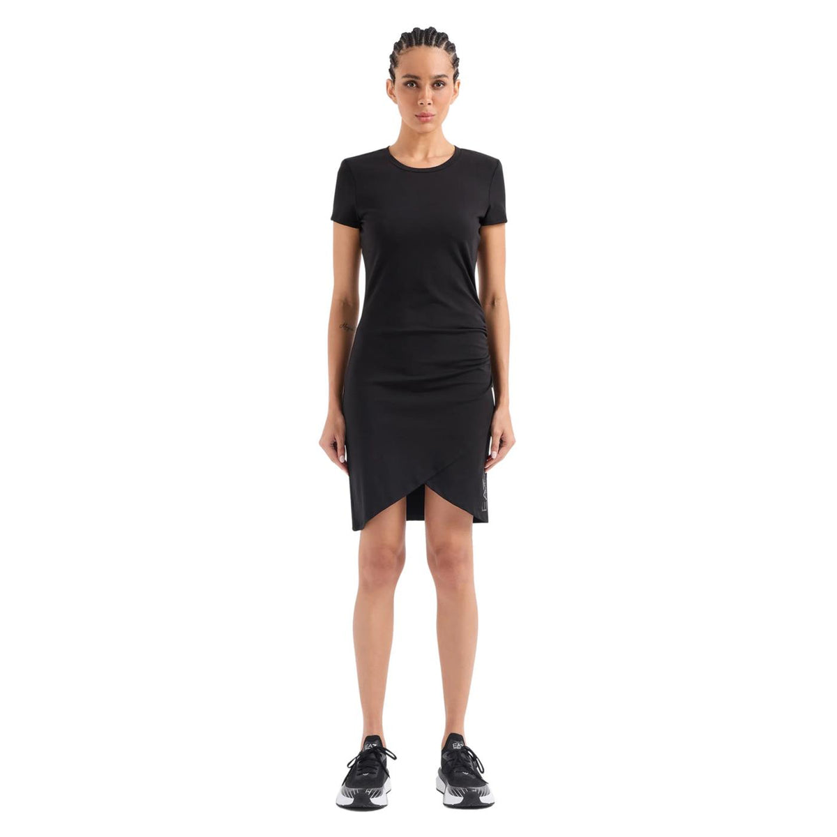 EMPORIO ARMANI 7 EA7 TRAIN LOGO SERIES W DRESS - seconda immagine