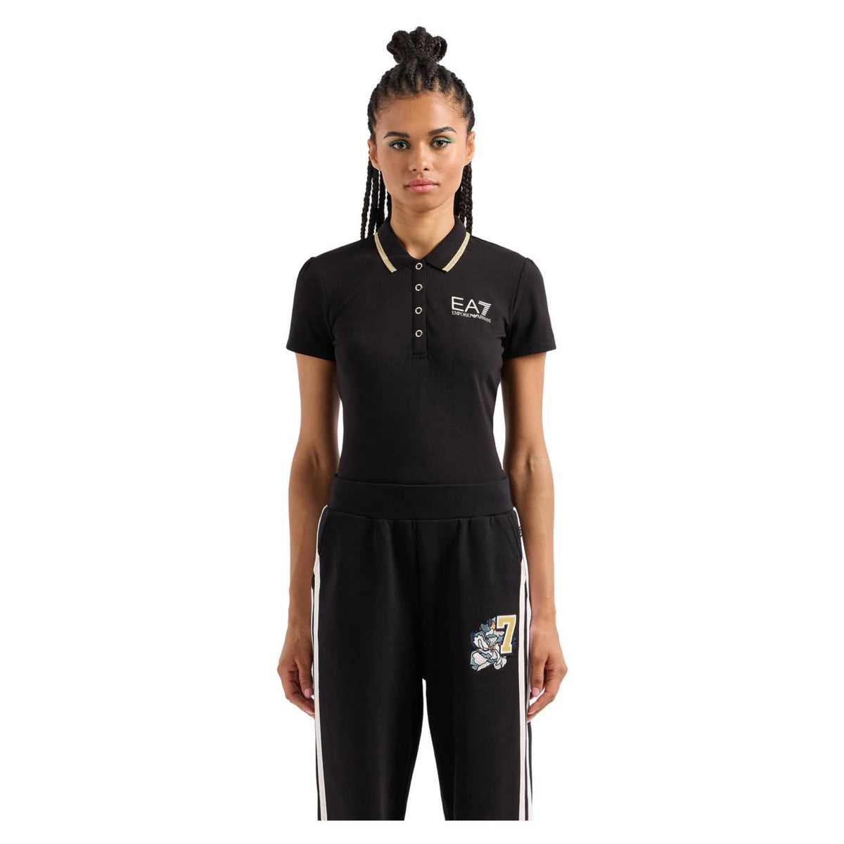 EMPORIO ARMANI 7 EA7 TRAIN CORE LADY W POLO SS - seconda immagine