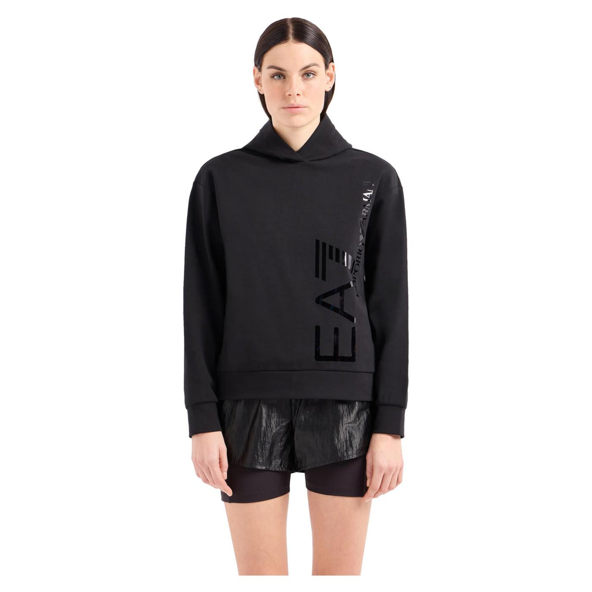 EMPORIO ARMANI 7 EA7 TRAIN LOGO W HOODIE