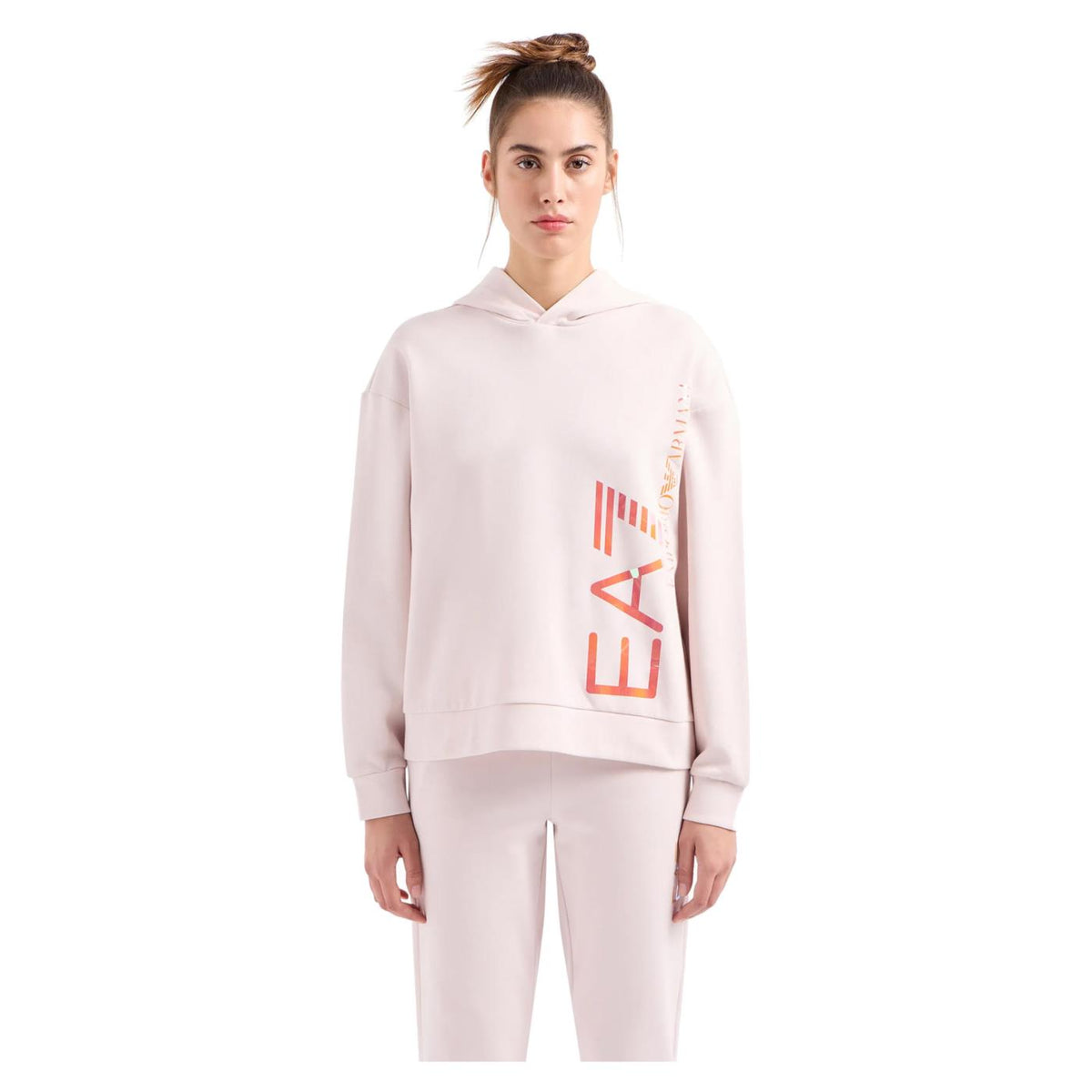 EMPORIO ARMANI 7 EA7 TRAIN LOGO W HOODIE