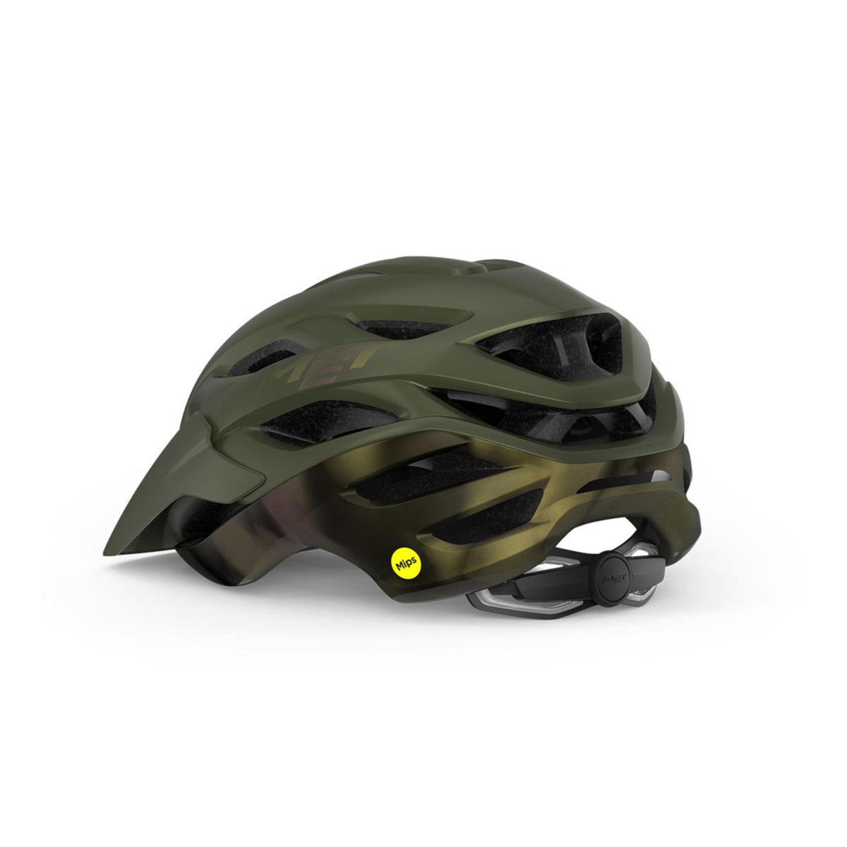 MET VELENO MIPS - Verde militare - vista 3