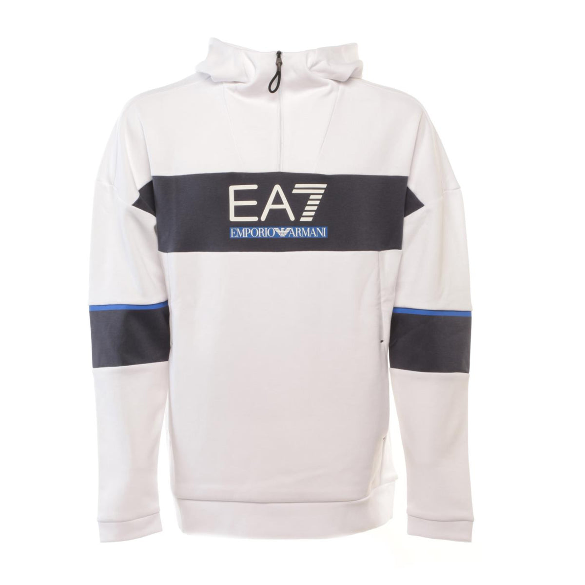 EMPORIO ARMANI 7 EA7 NATURAL VENTUS7 M HOODIE - Bianco - immagine principale