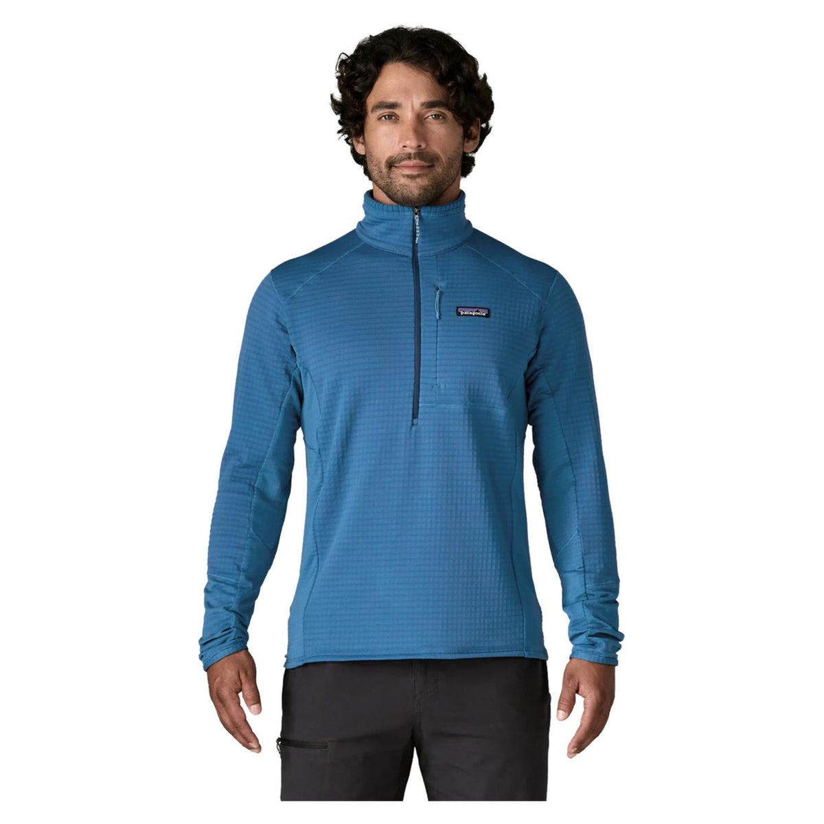 PATAGONIA R1 PULLOVER - Azzurro - immagine principale
