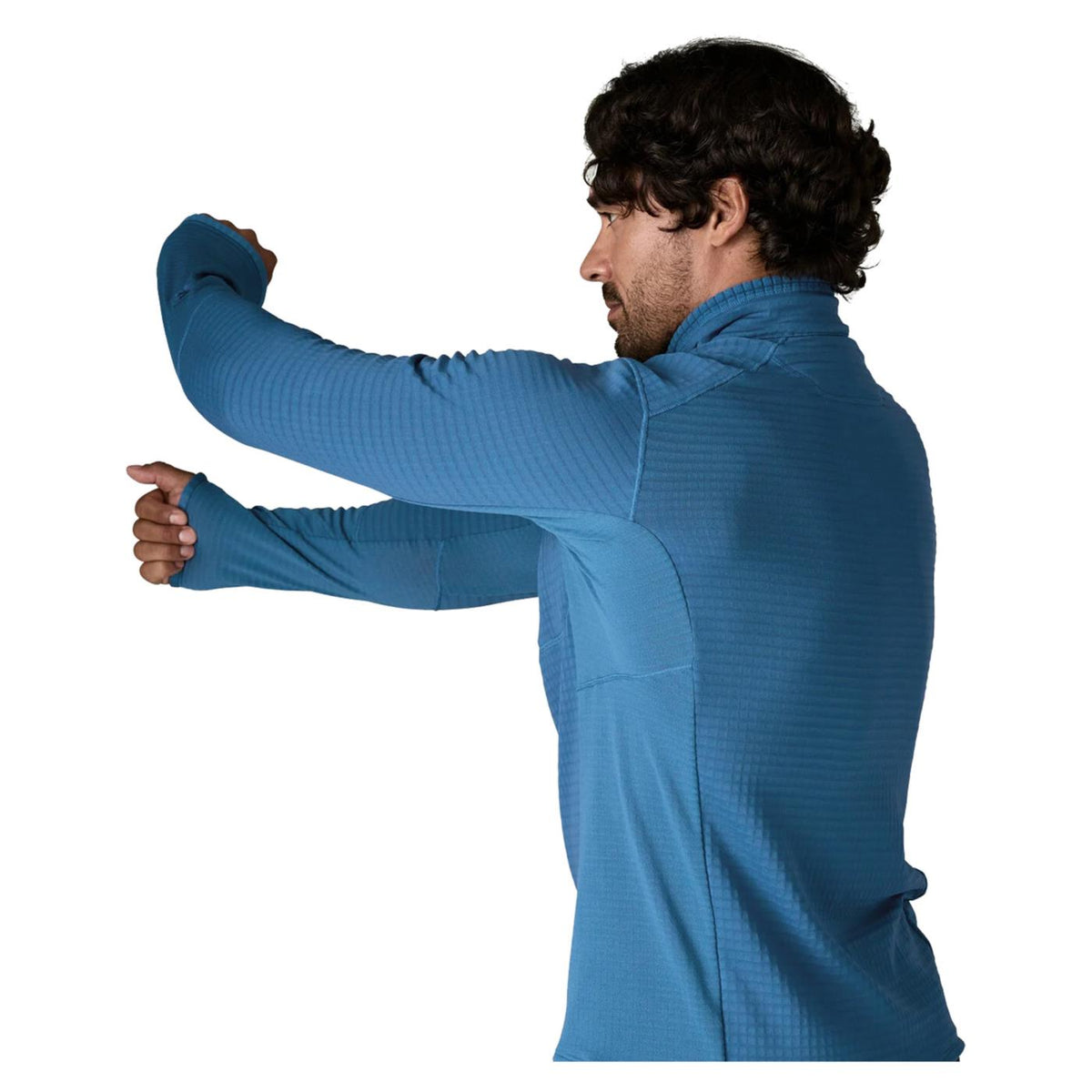 PATAGONIA R1 PULLOVER - Azzurro - vista 3