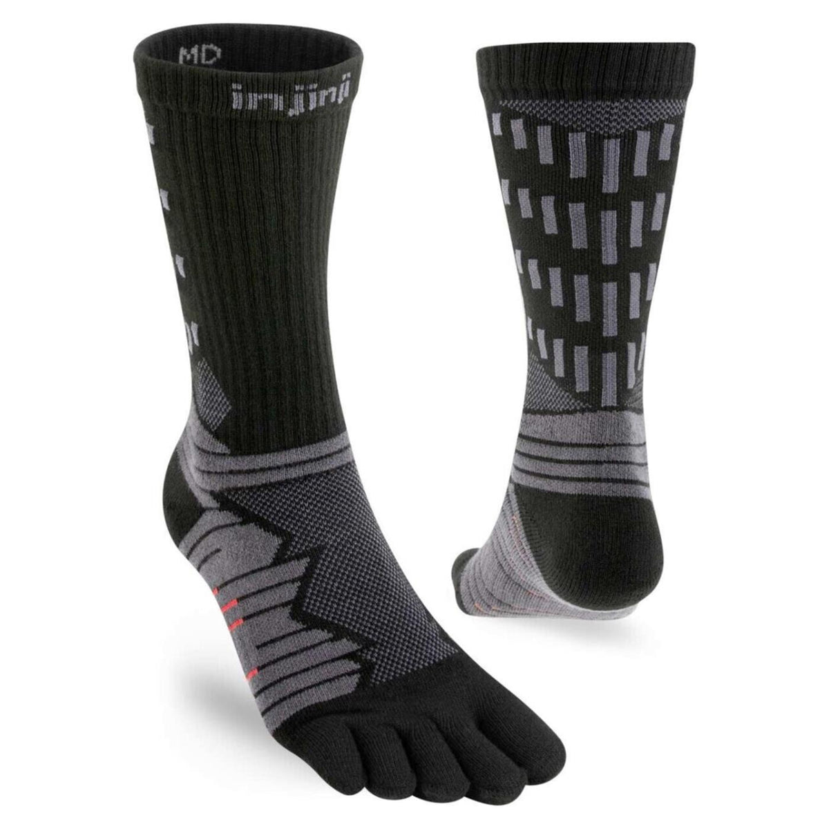 INJINJI ULTRA RUN TECHNICAL CREW - Nero - immagine principale