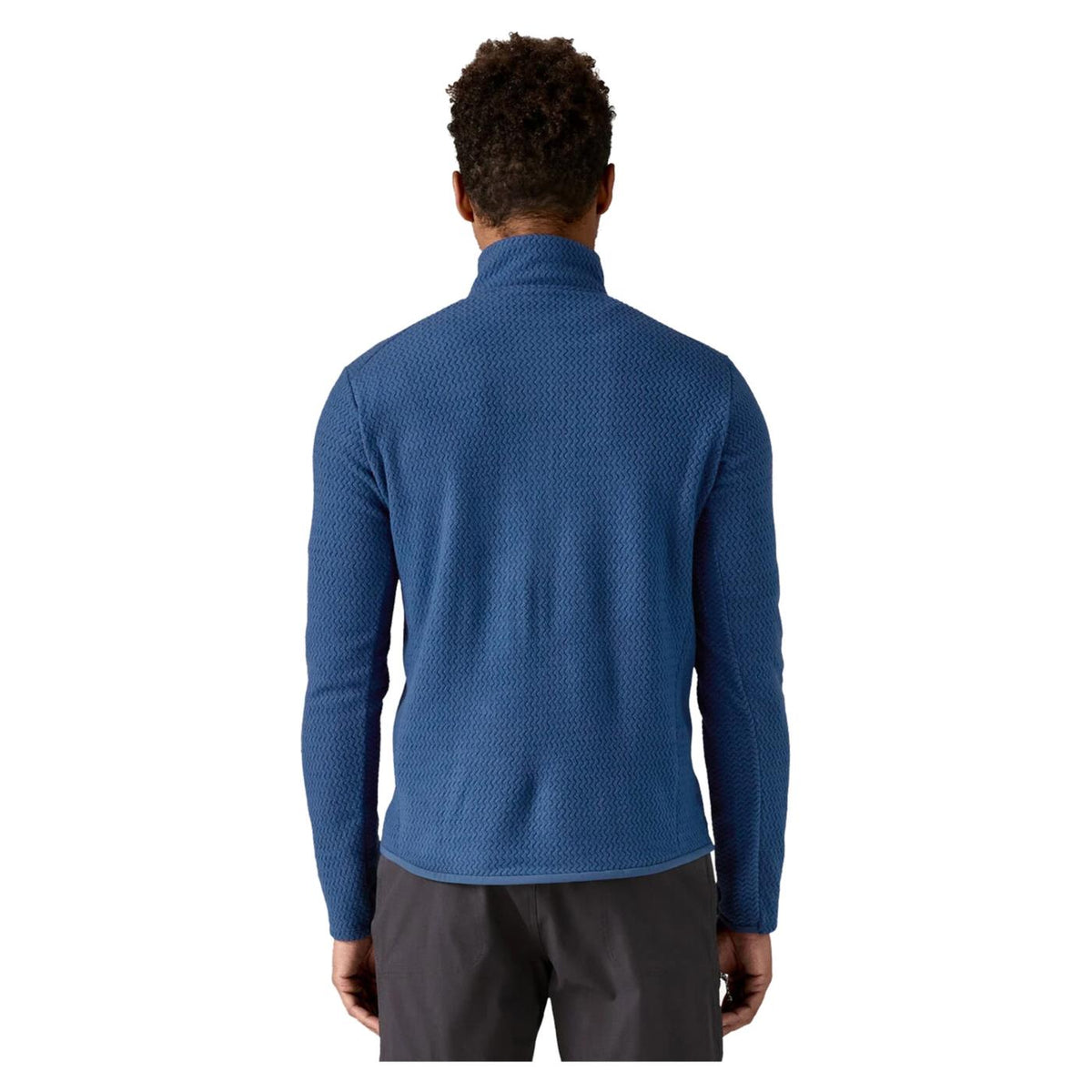 PATAGONIA R1 AIR ZIP NECK - Blu - vista 3