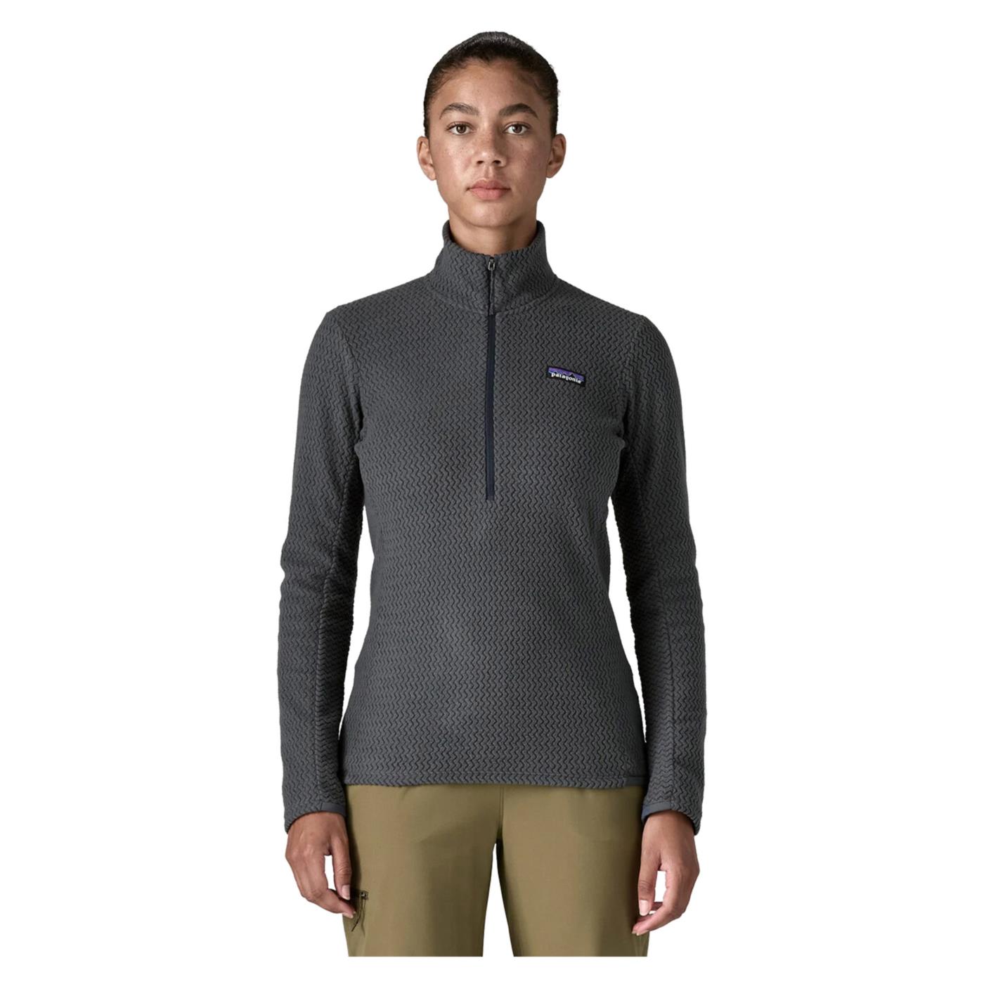 PATAGONIA WOMAN R1 AIR ZIP NECK - Blu - vista 2