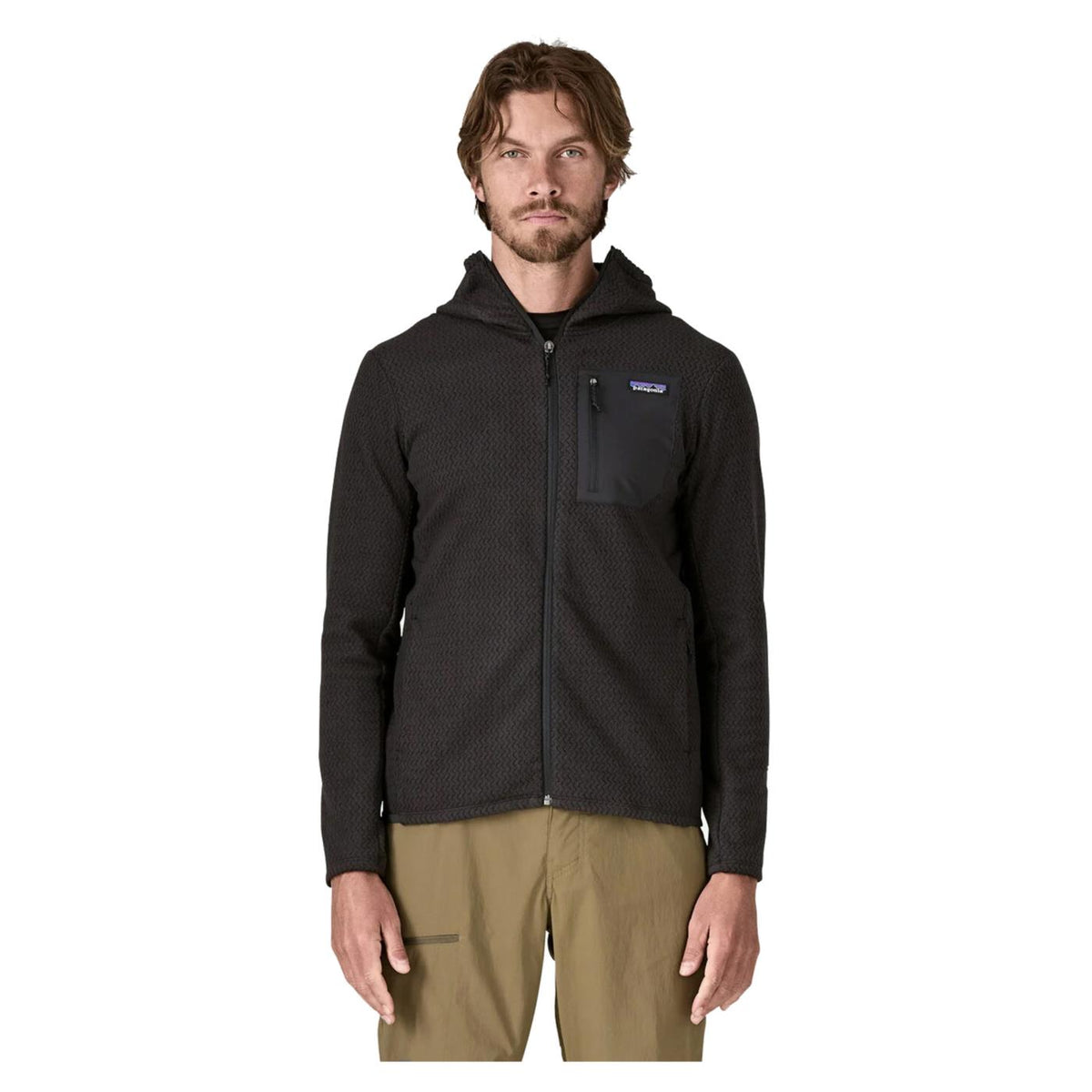 PATAGONIA R1 AIR FULL-ZIP HOODY - Nero - vista 2