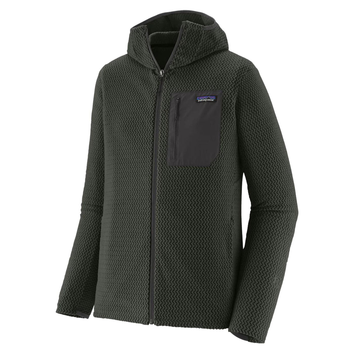 PATAGONIA R1 AIR FULL-ZIP HOODY - Verde - immagine principale
