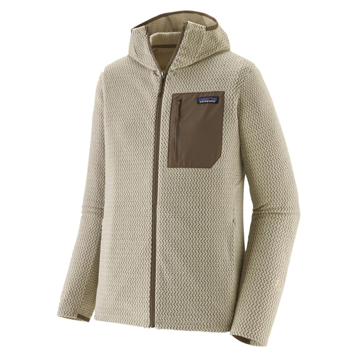 PATAGONIA R1 AIR FULL-ZIP HOODY - Beige - immagine principale