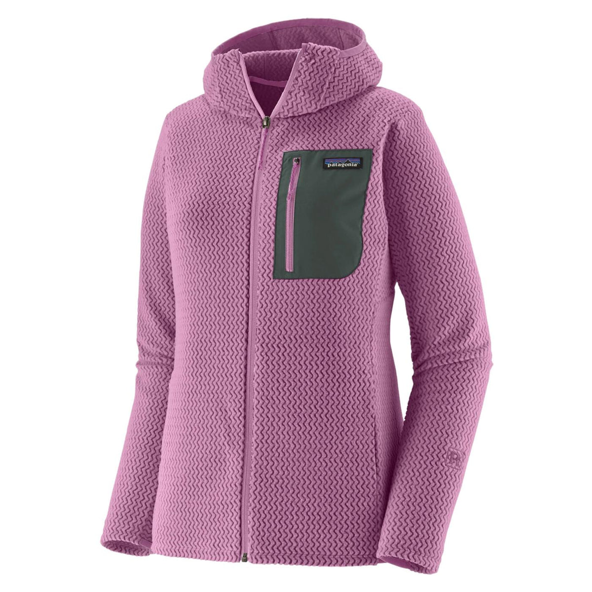 PATAGONIA W R1 AIR FULL-ZIP HOODY - Rosa - immagine principale