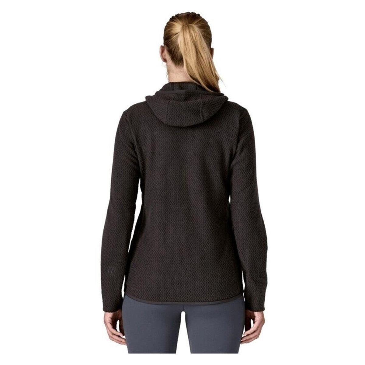 PATAGONIA W R1 AIR FULL-ZIP HOODY - Nero - vista 3