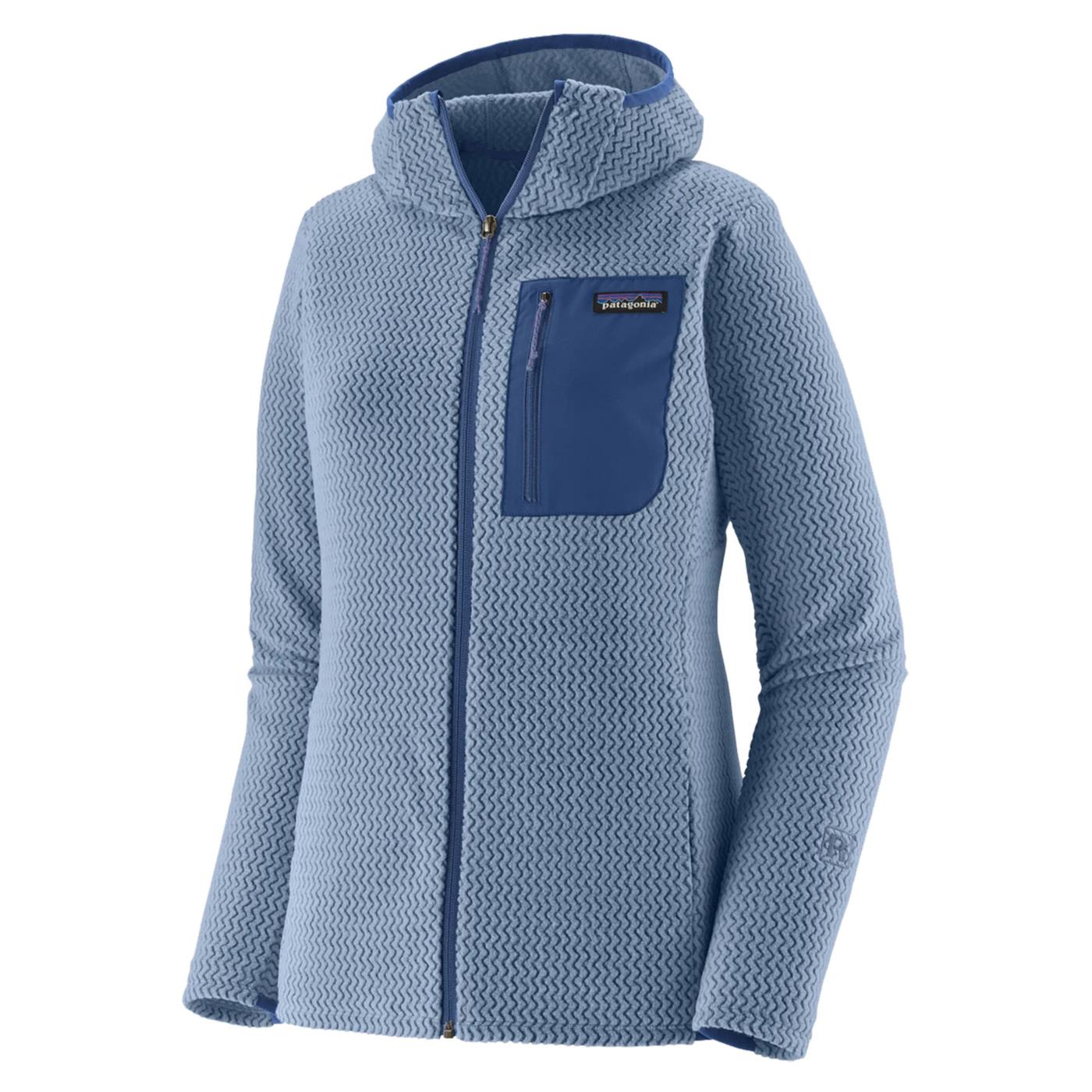 PATAGONIA W R1 AIR FULL-ZIP HOODY - Azzurro - immagine principale