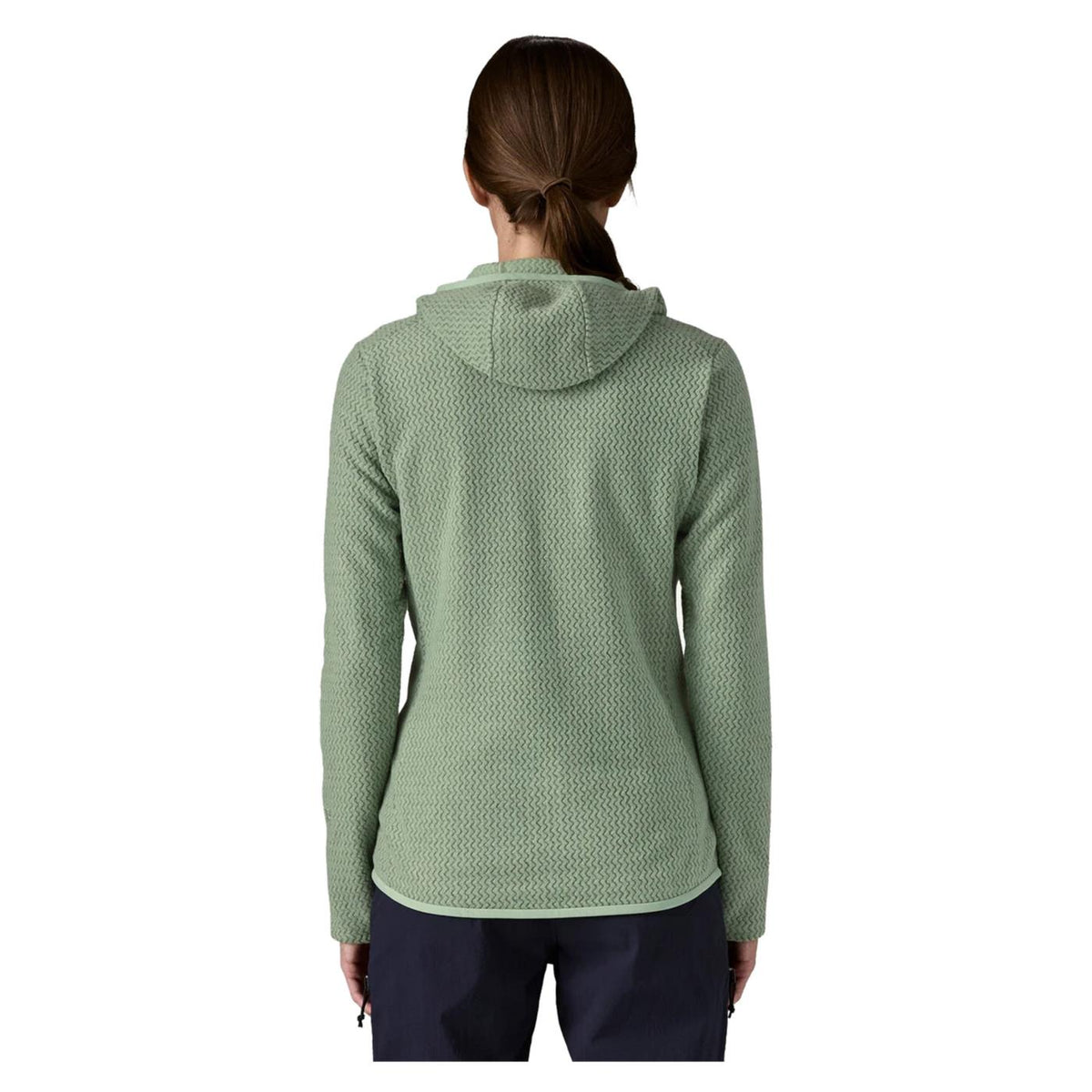 PATAGONIA W R1 AIR FULL-ZIP HOODY - Verde - vista 3