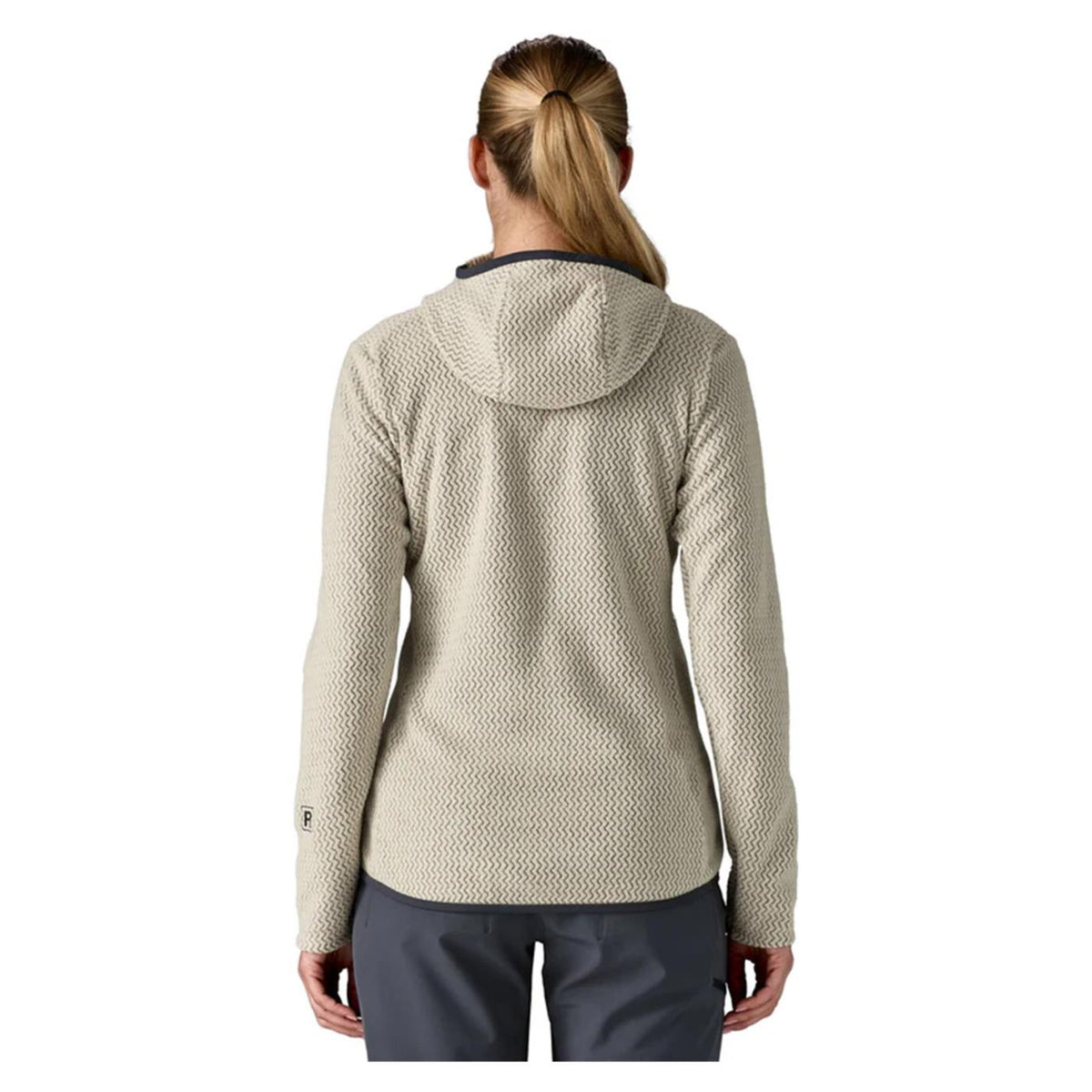 PATAGONIA W R1 AIR FULL-ZIP HOODY - Beige - vista 3
