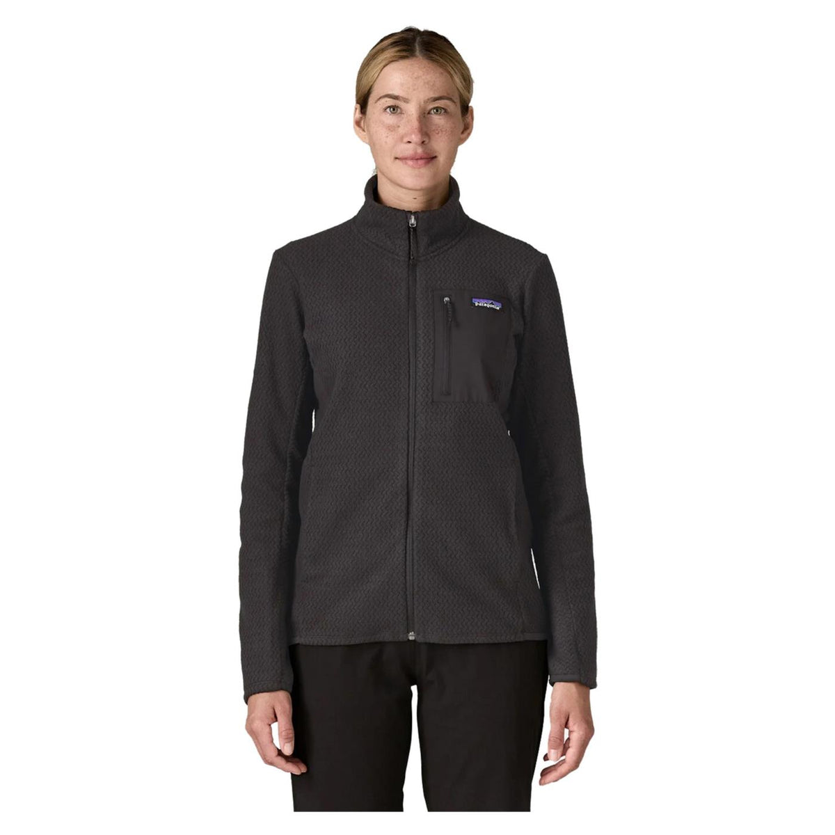 PATAGONIA WOMAN R1 AIR JACKET - Nero - vista 2