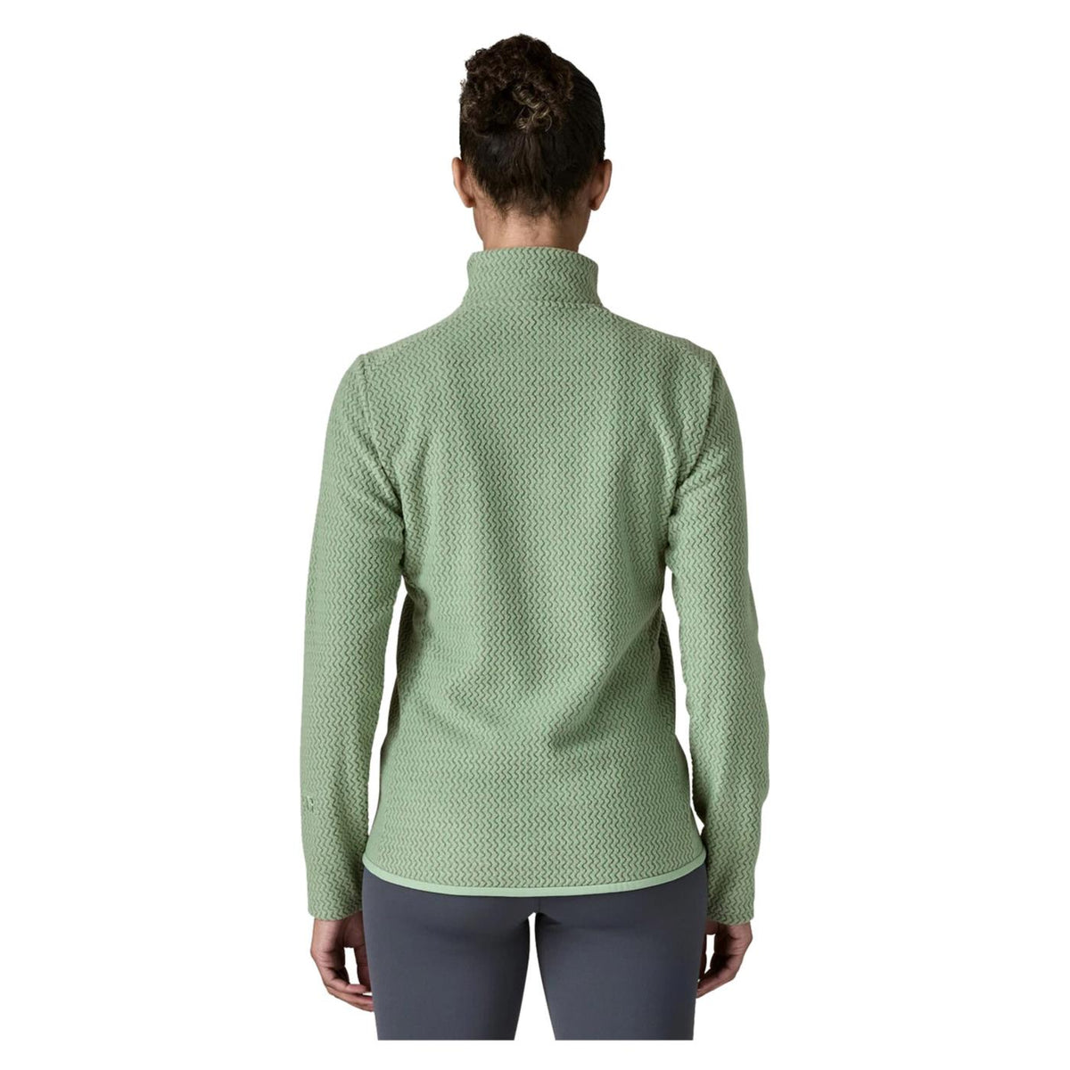 PATAGONIA WOMAN R1 AIR JACKET - Verde - vista 3