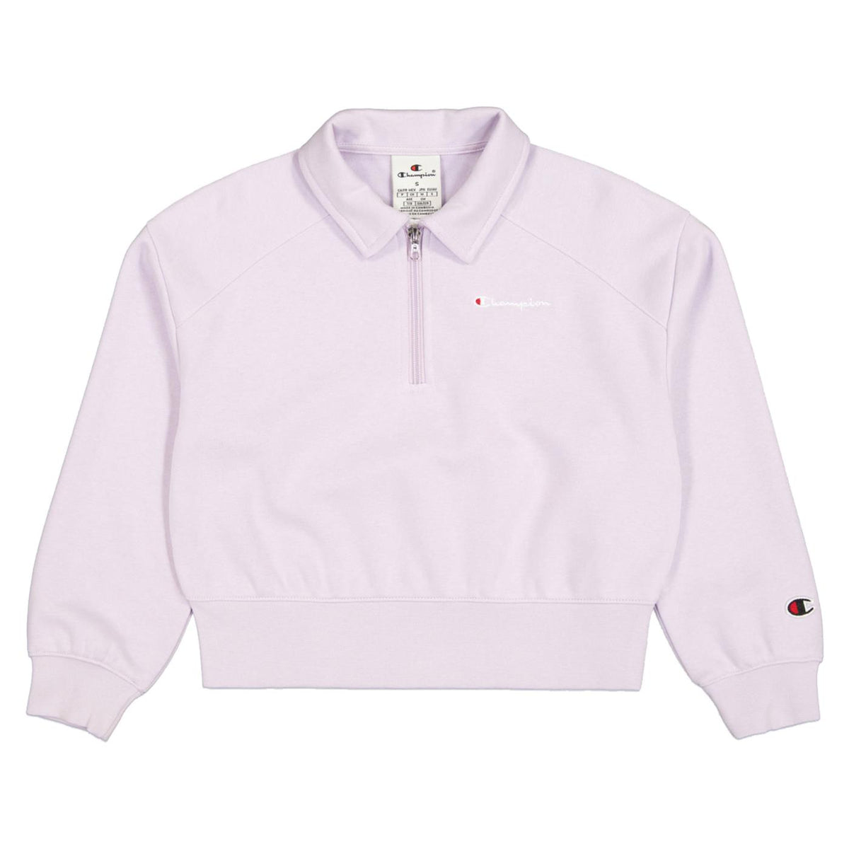 CHAMPION JR HALF ZIP SWEATSHIRT