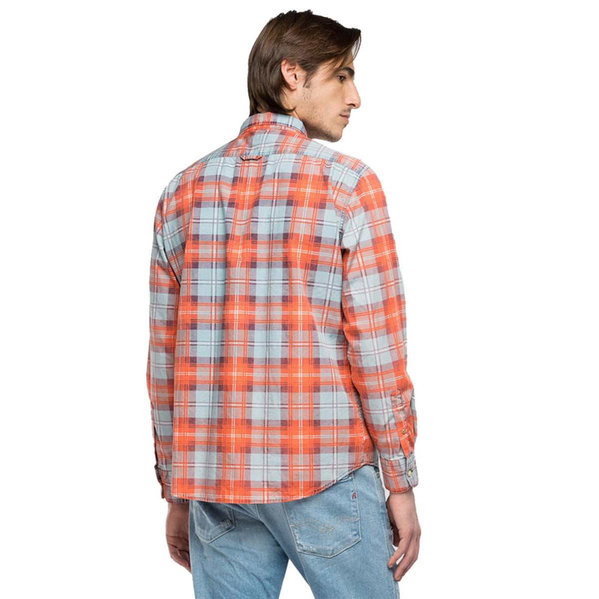 REPLAY CAMICIA UOMO - Multicolor - vista 3