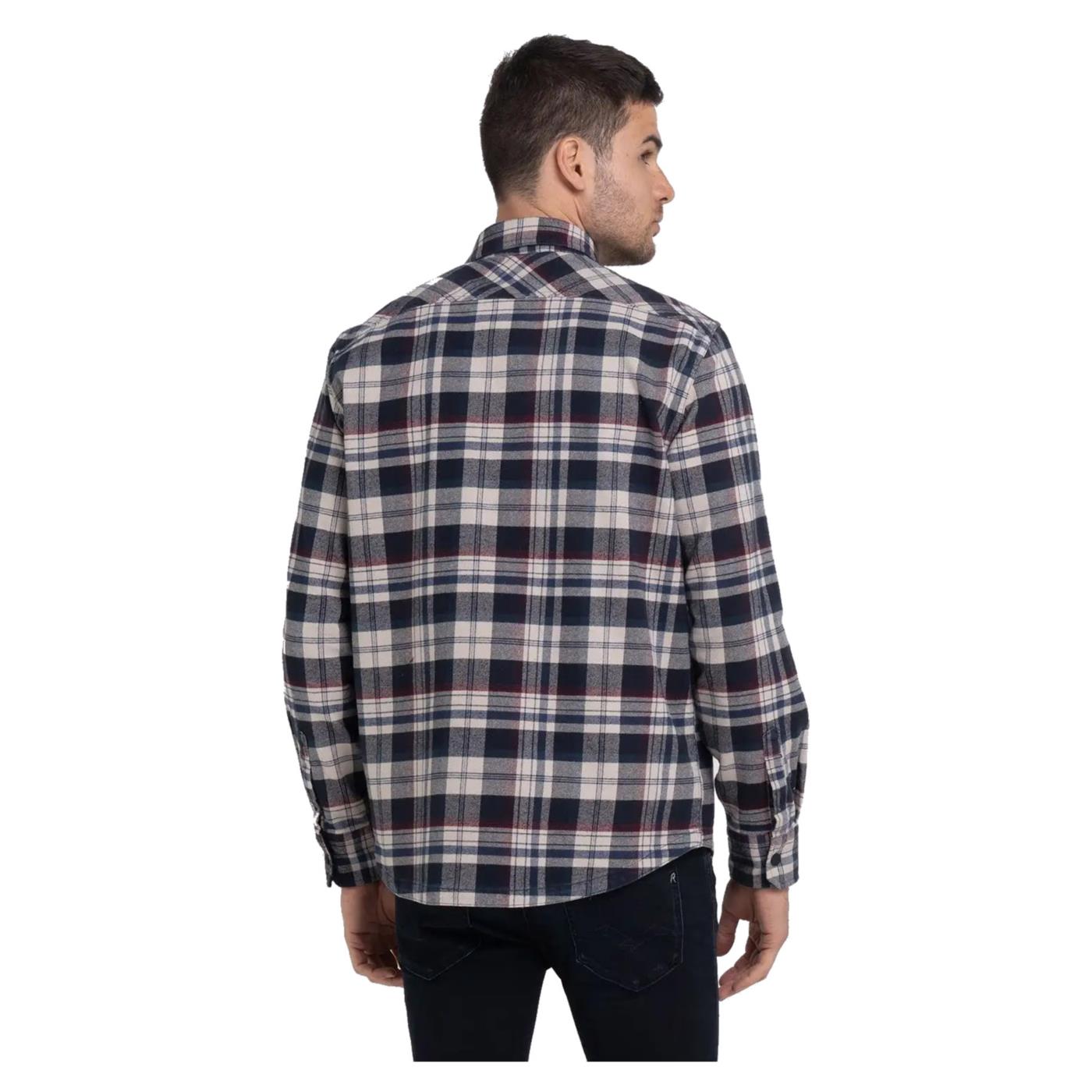 REPLAY CAMICIA UOMO - Blu - vista 2
