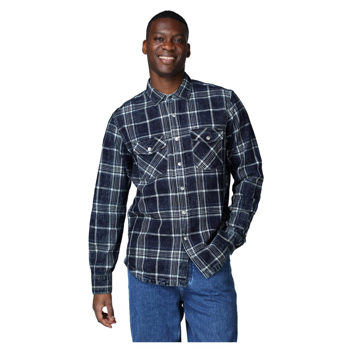 REPLAY CAMICIA UOMO - Blu - vista 2