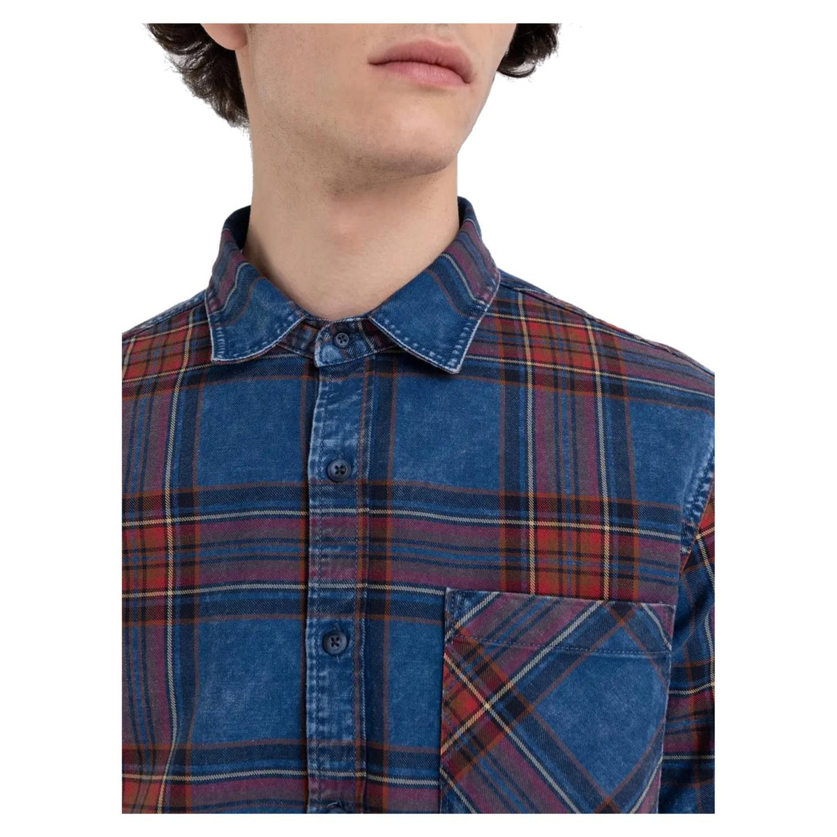 REPLAY CAMICIA UOMO - Blu - vista 4
