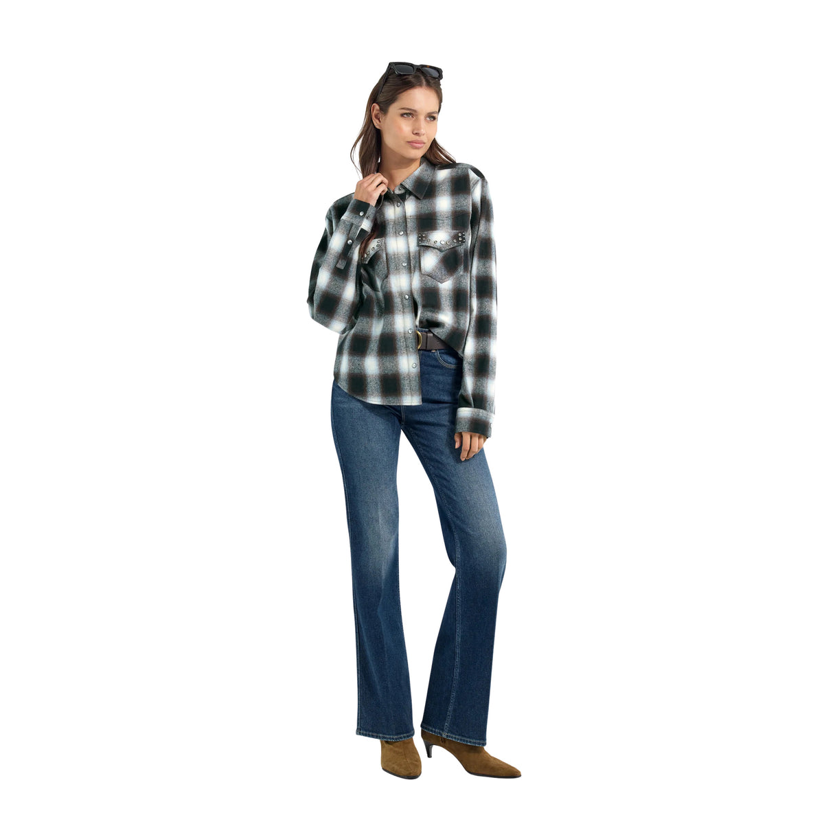 GAS GIARA CHECK SHIRT WOMAN