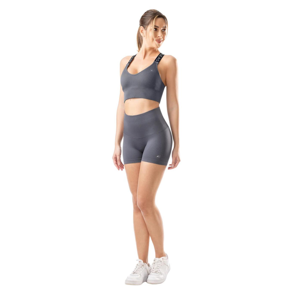 ATHLEAS EVA SHORT PUSH-UP SCRUNCH - C1-grigio-s - vista 3
