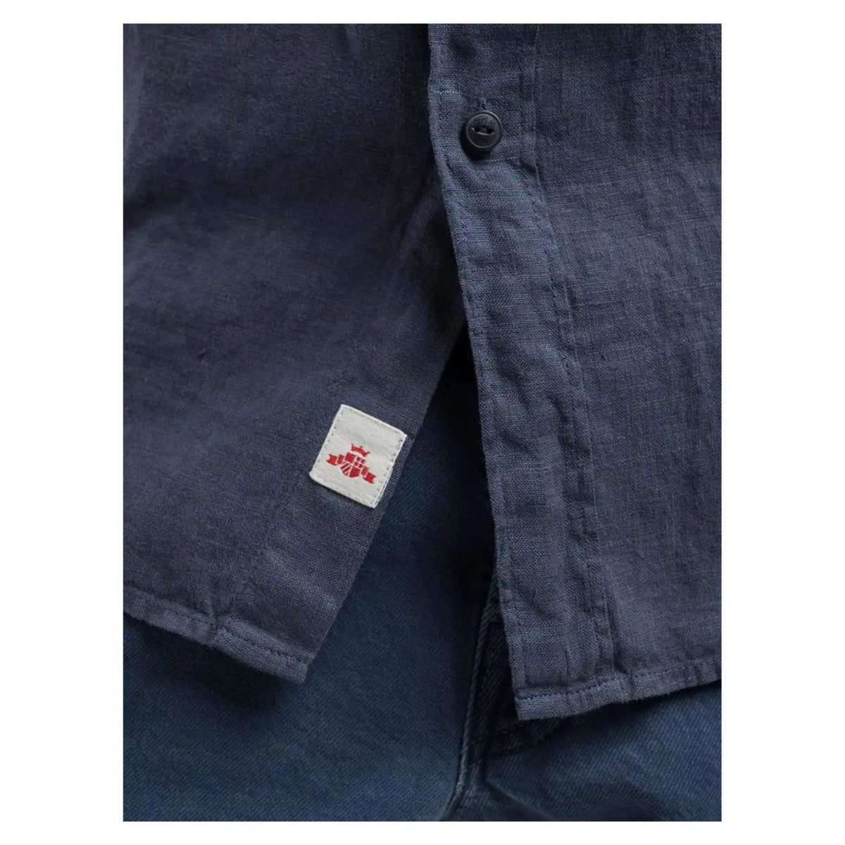 REPLAY CAMICIA REGULAR FIT LINO
