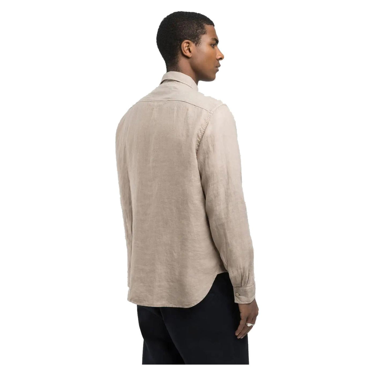 REPLAY CAMICIA REGULAR FIT LINO