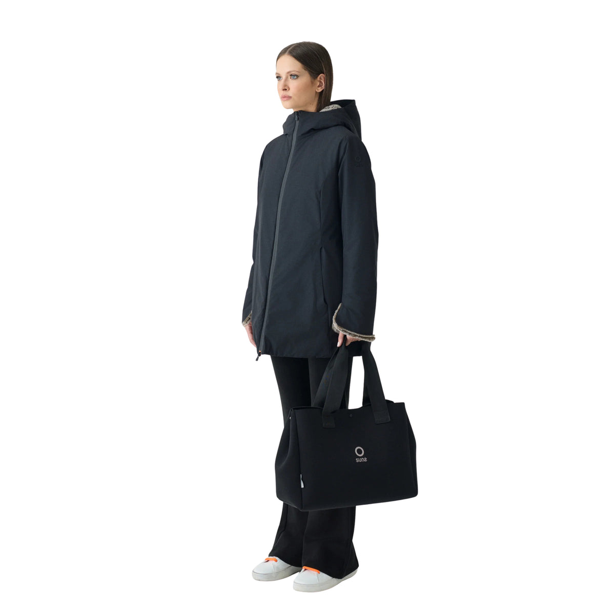 SUNS W JACKET MARMOLADA FUR - seconda immagine