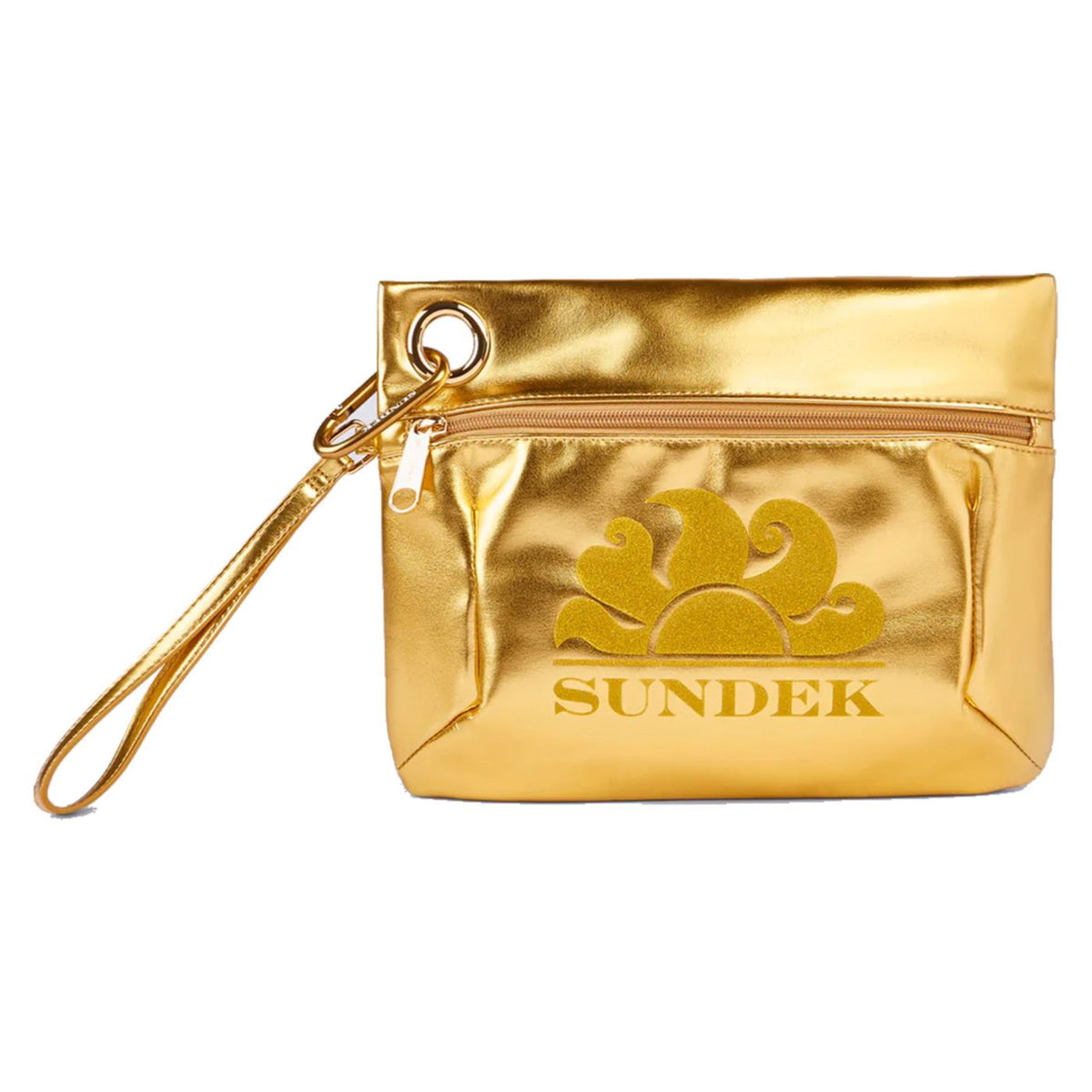 SUNDEK LAMINATED CLUTCH BAG