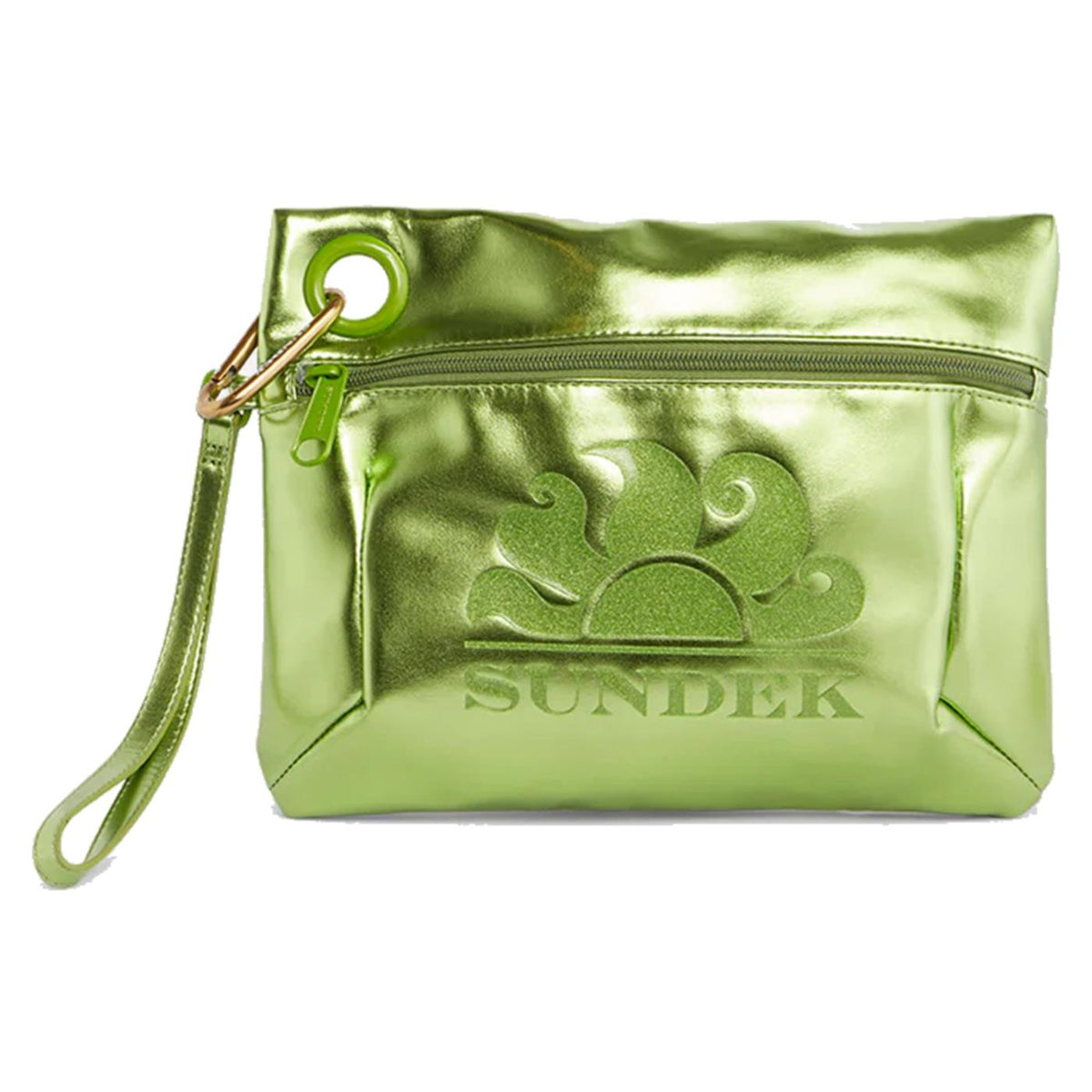 SUNDEK LAMINATED CLUTCH BAG